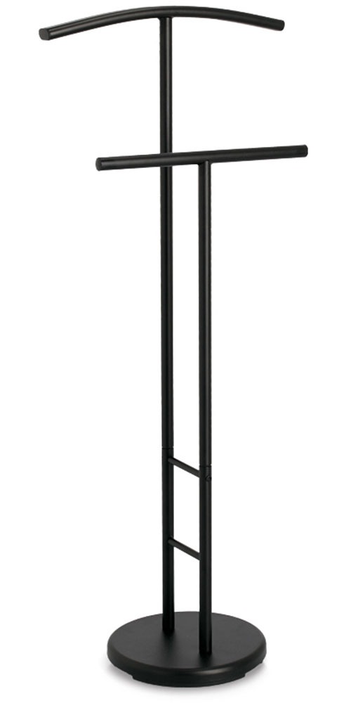 ZELLER PRESENT Herrendiener "Metall, schwarz", B:28cm H:114cm T:46cmschwarz, Schlafzimmer, Herrendiener, standfest, praktisch, zerlegte Lieferung