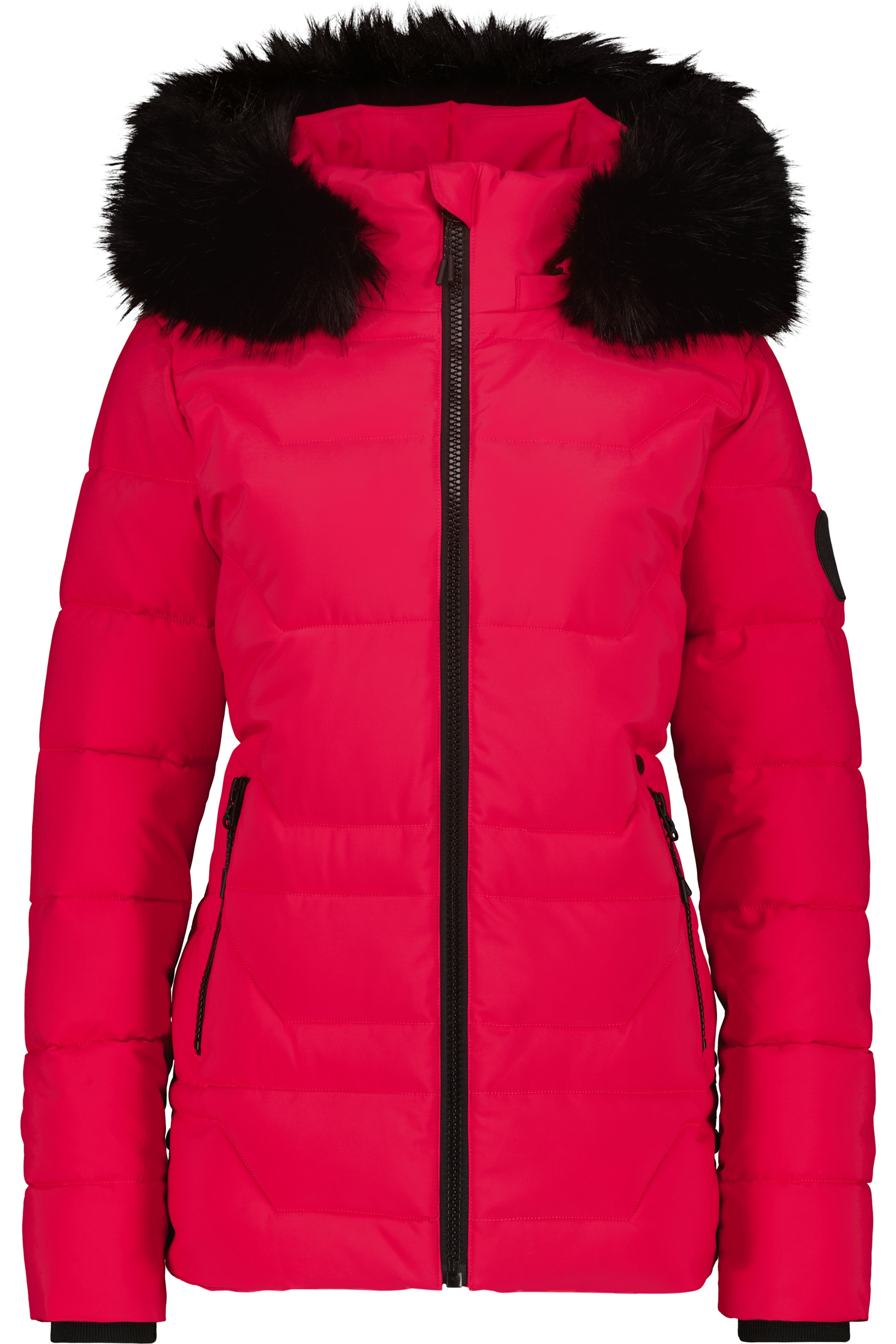 Winterjacke »Damen ZophiaAK A«, leicht taillierter Passform, Kapuze und Kunstfell sind...