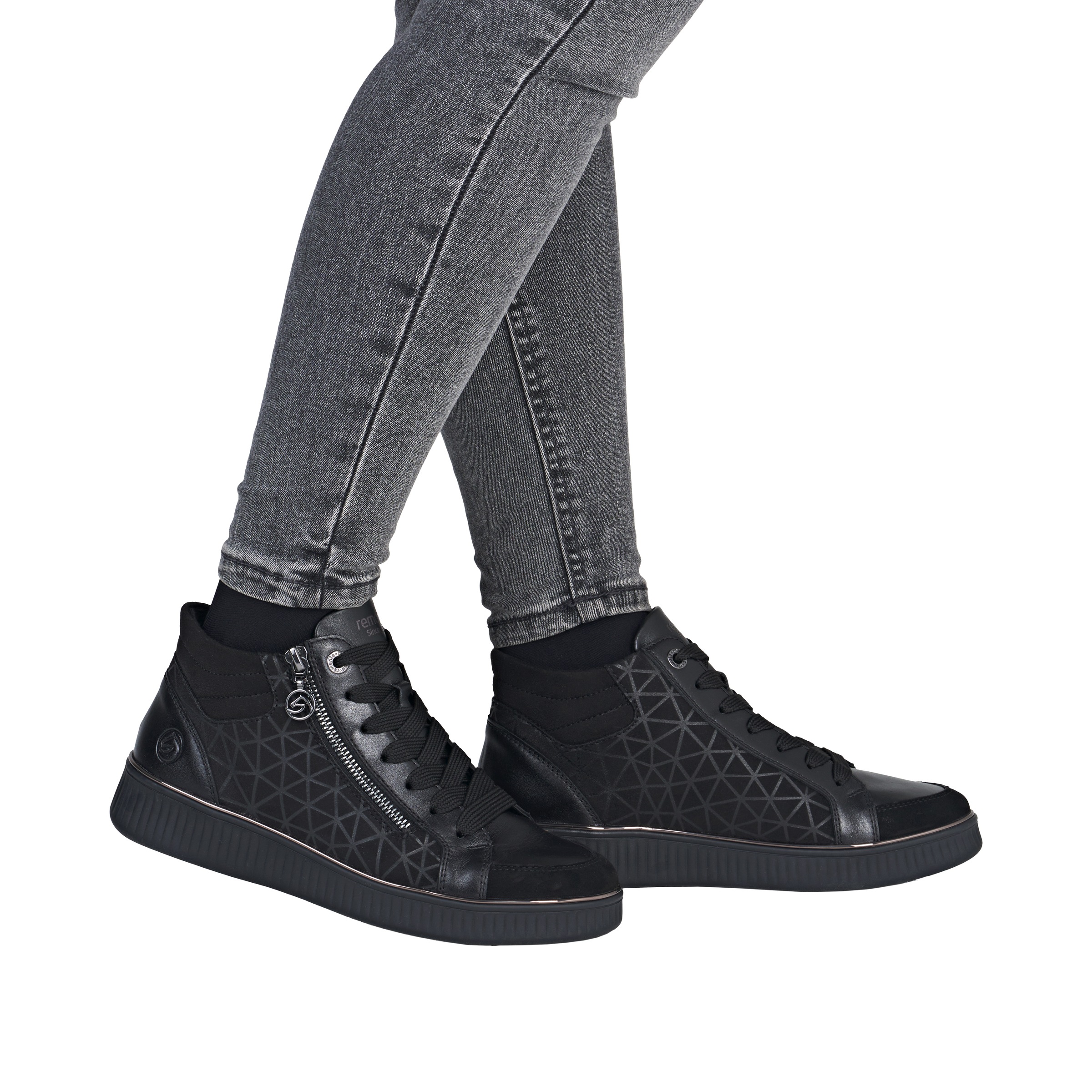 Remonte Sneakerboots  Schnürboots, Stiefelette mit seitlichem Reißverschluss