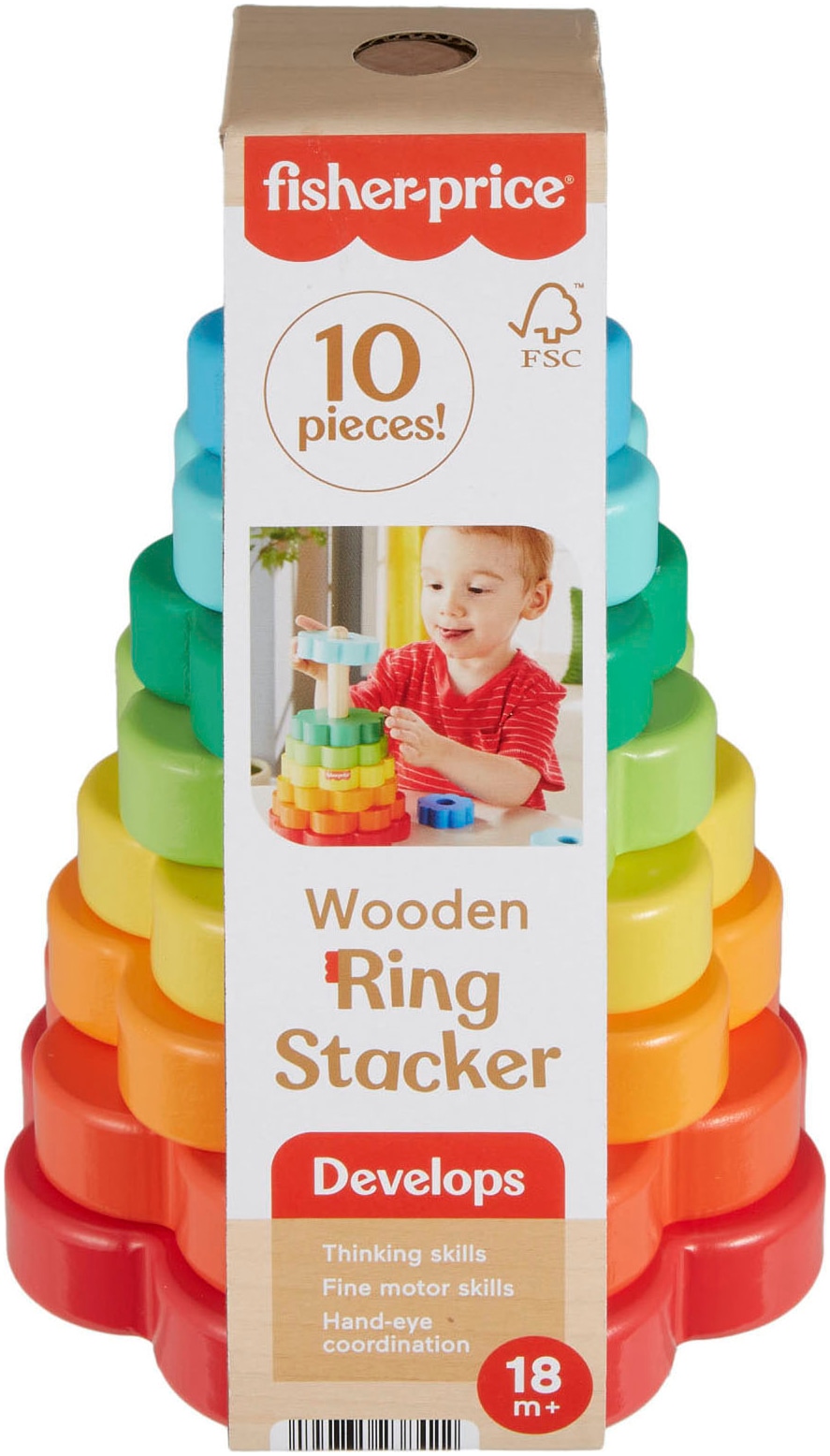 Fisher-Price® Stapelspielzeug »aus Holz«