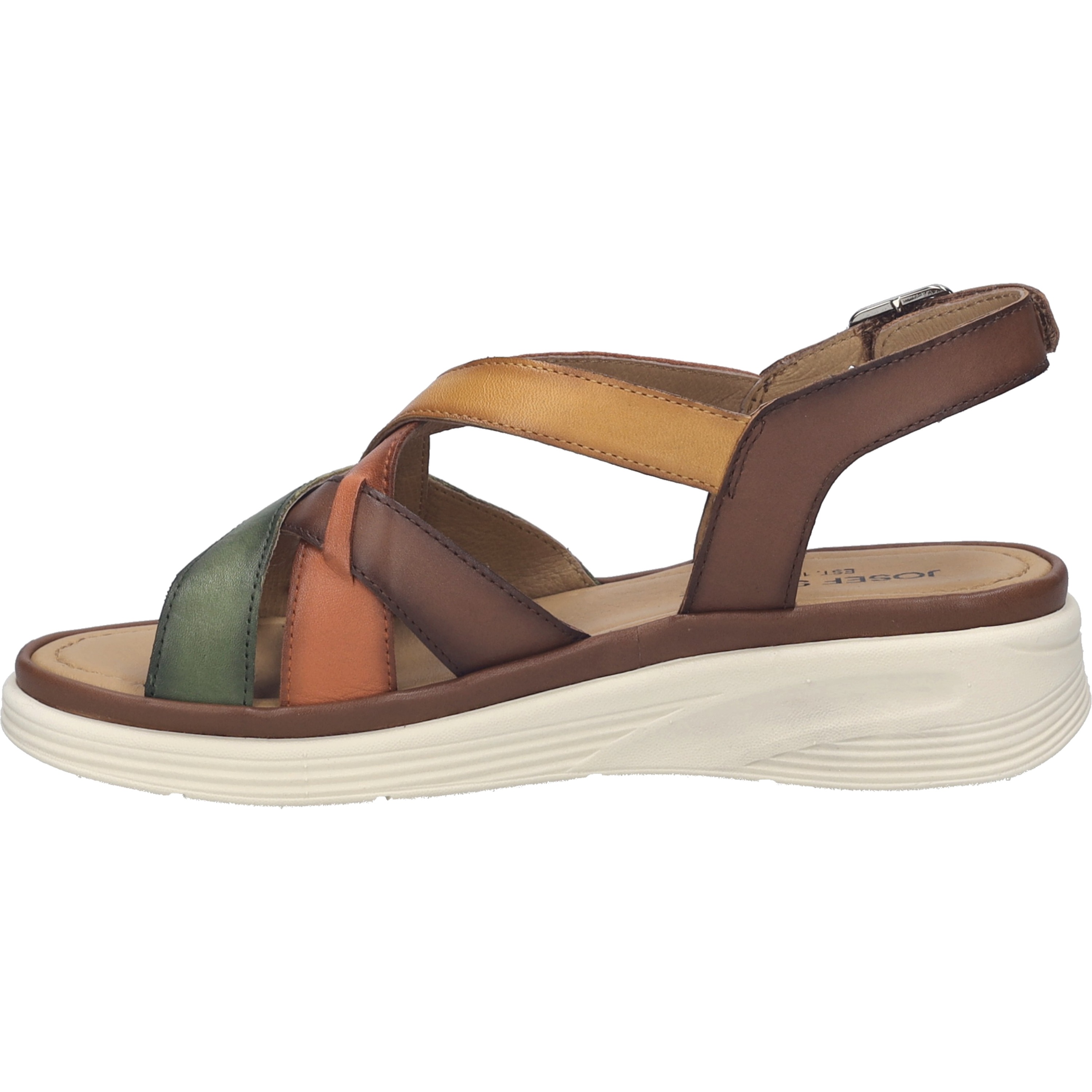 Thumbnail - Josef Seibel Sandale "Sevran 07, grün-multi"