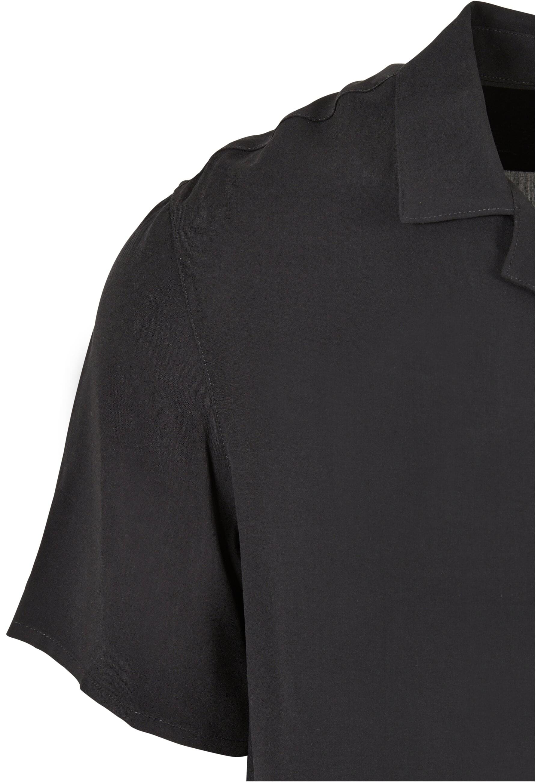 URBAN CLASSICS Langarmhemd »Urban Classics Herren Viscose Camp Shirt«, (1 tlg.)