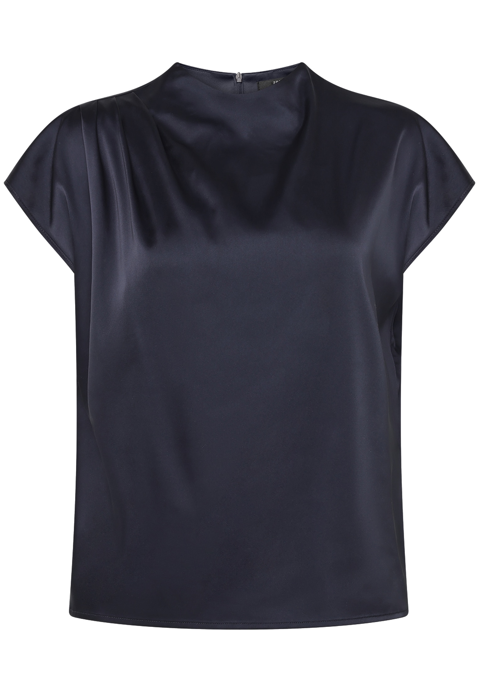 Zero Satinbluse »Damen mit Kragen«