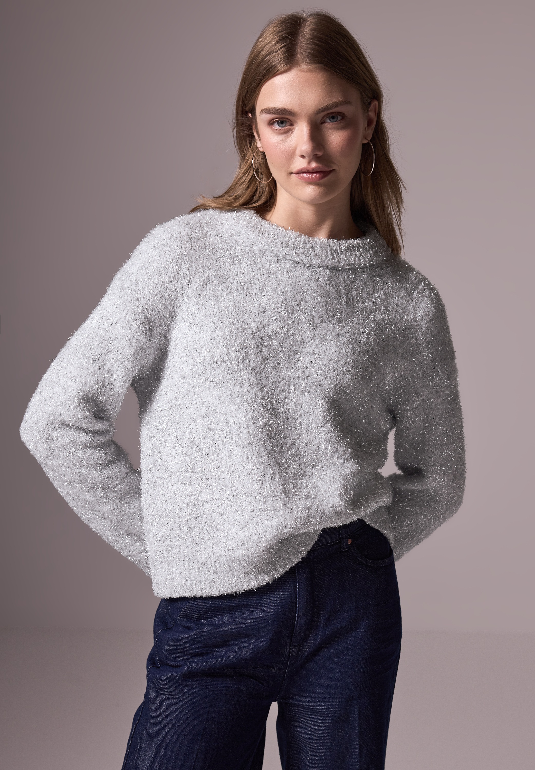 STREET ONE STUDIO Strickpullover aus Feinstrick