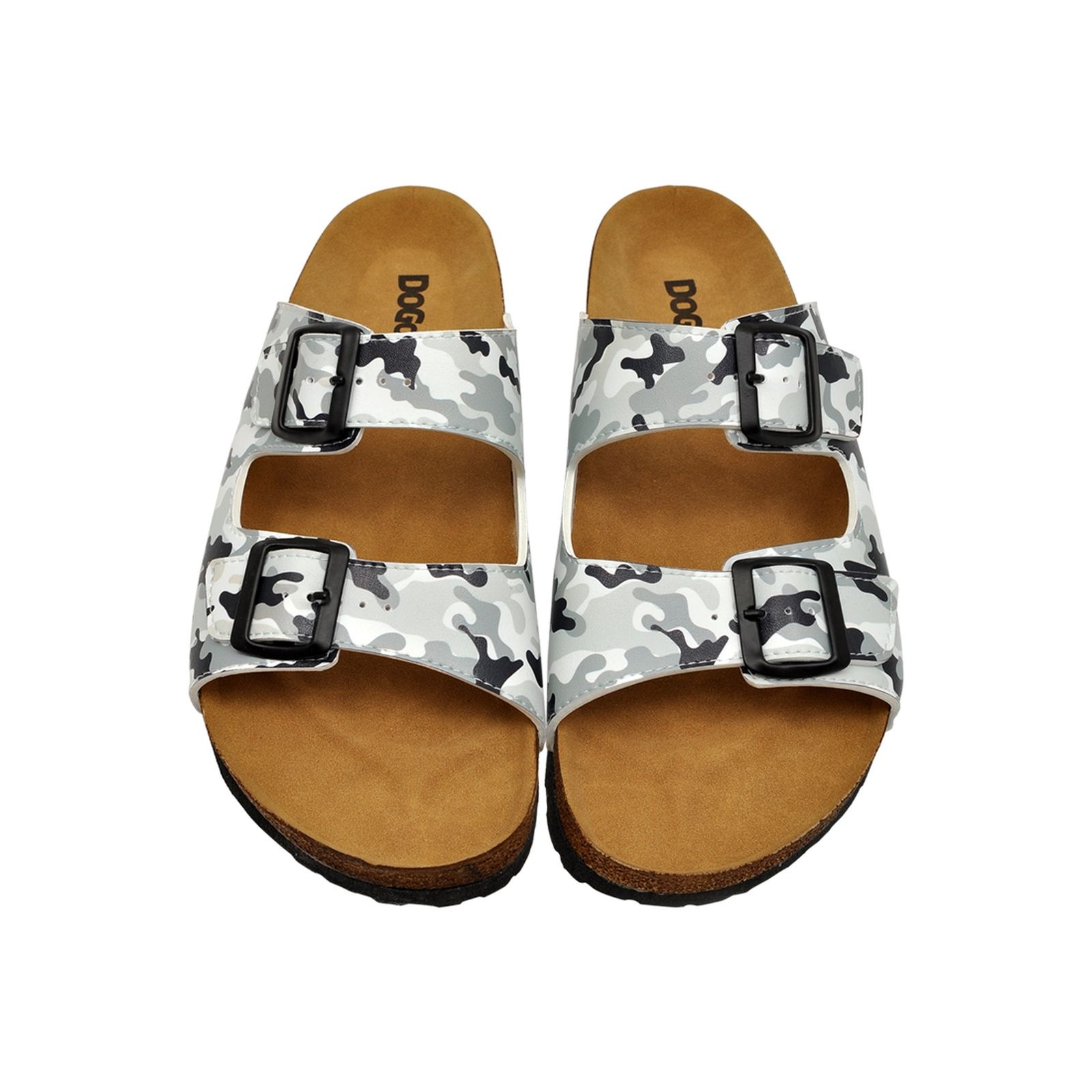 DOGO Pantolette »Damen Simon Black Camo Vegan Damen Sandalen/ Pantoletten / male«, Vegan