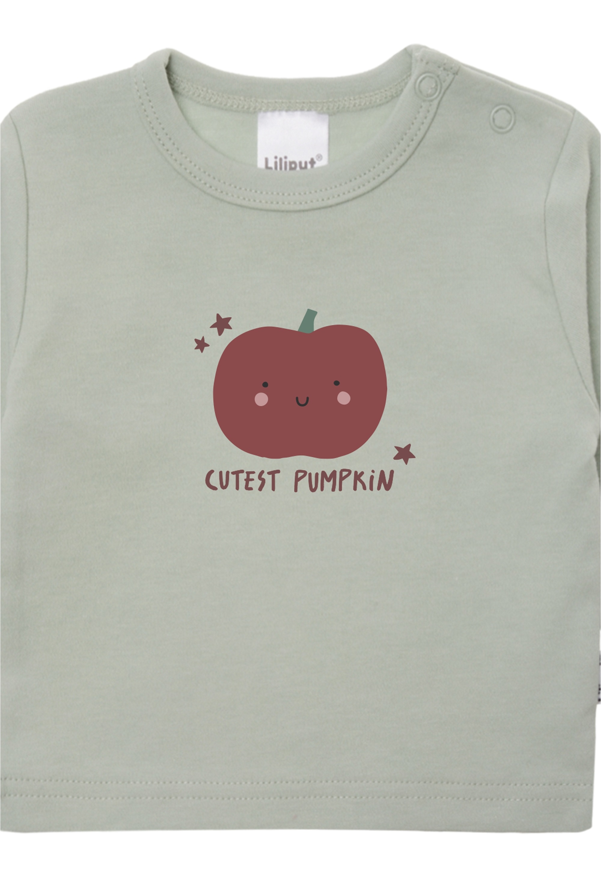 Liliput Sweatshirt »Kürbis«, mit praktischen Druckknöpfen an der Schulter
