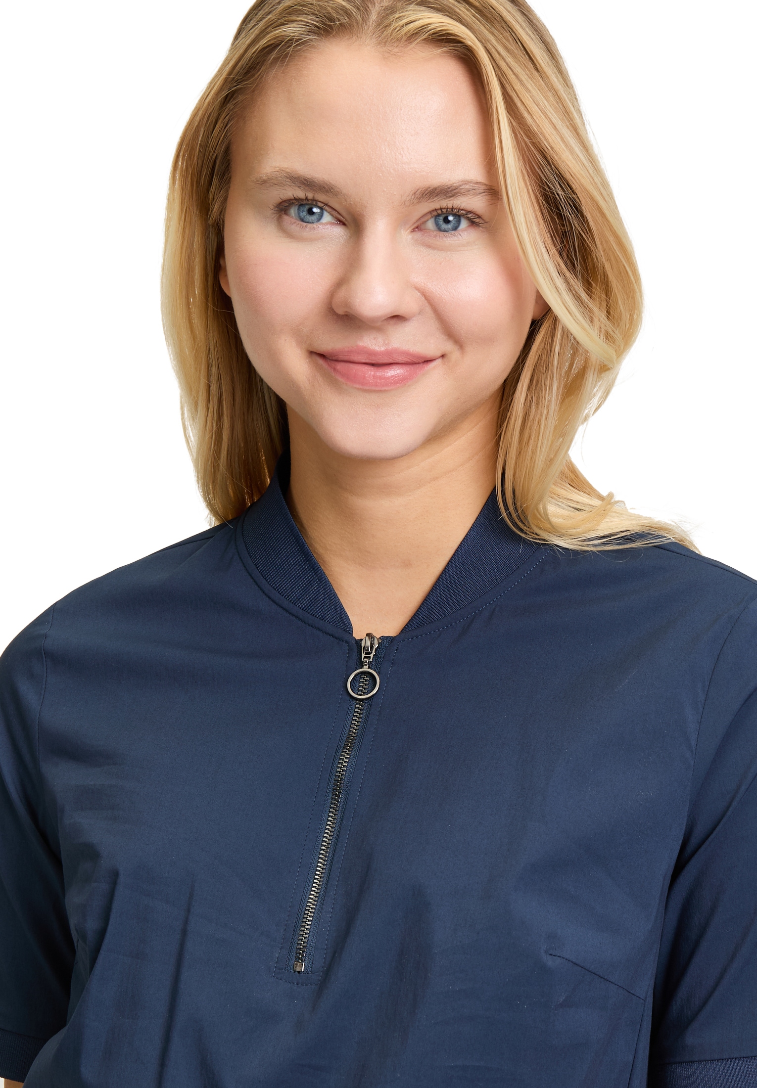 Betty&Co Druckkleid »Betty & Co Damen Casual-Kleid mit Rippbündchen«, Materialmix