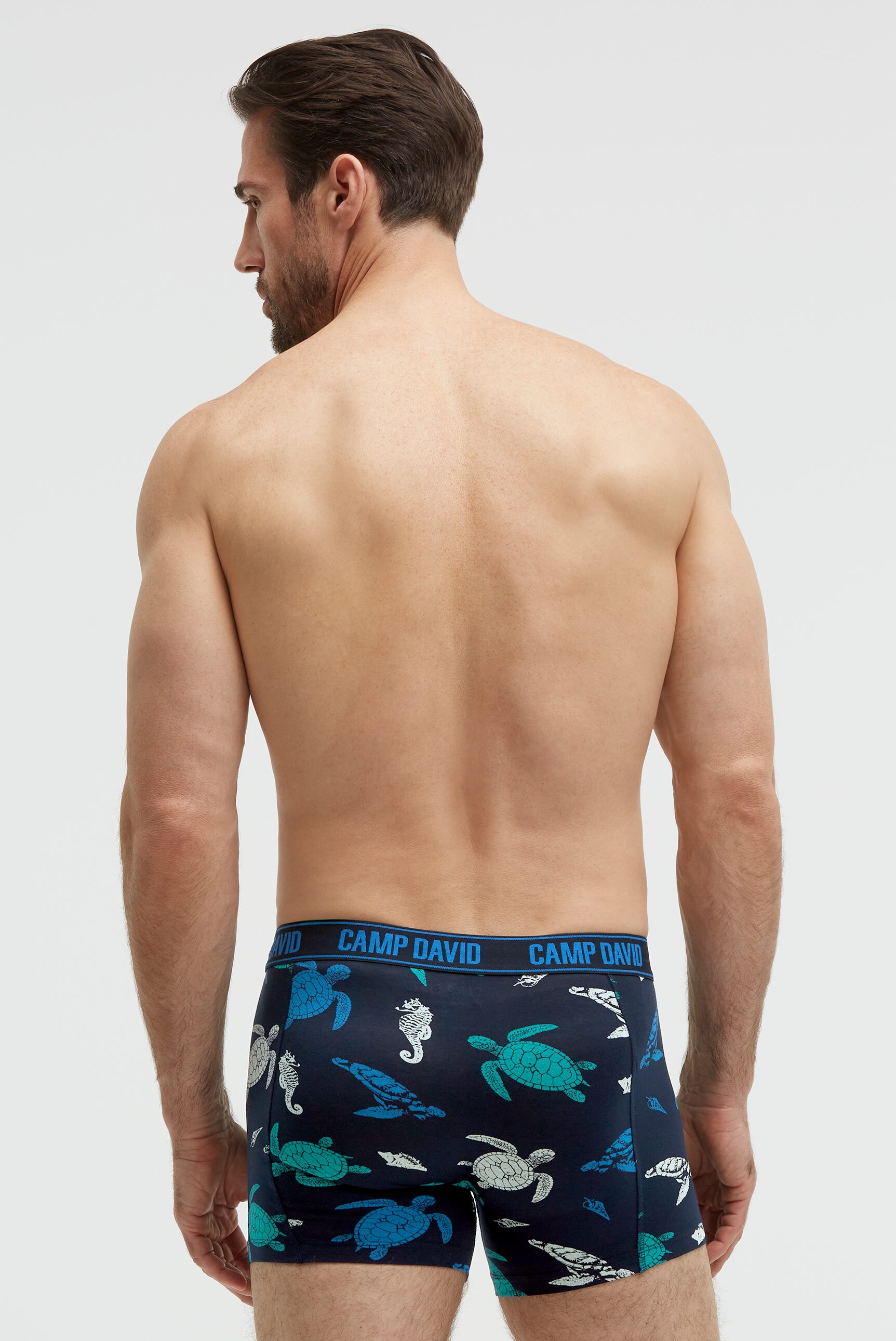 CAMP DAVID Boxershorts »Set:« 2 Stk. mit All Over Print