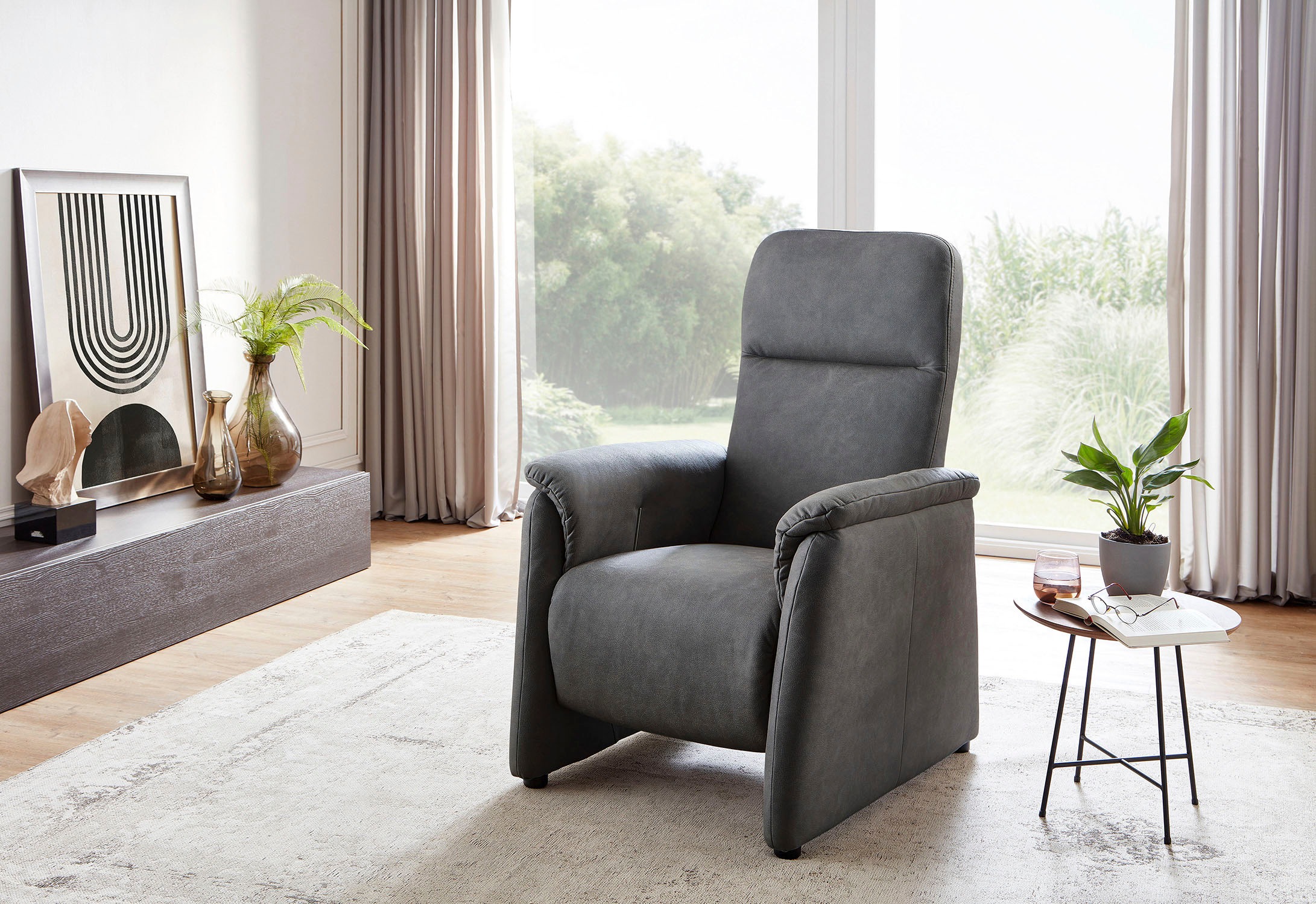 CALIZZA INTERIORS Relaxsessel "Topas", inklusiver stufenloser Kopfteilverst günstig online kaufen