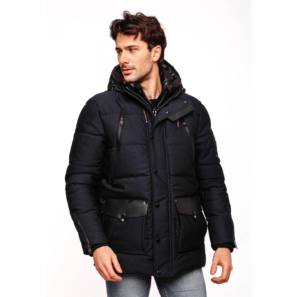 Stone Harbour Winterjacke »Mitjaa«, mit Kapuze