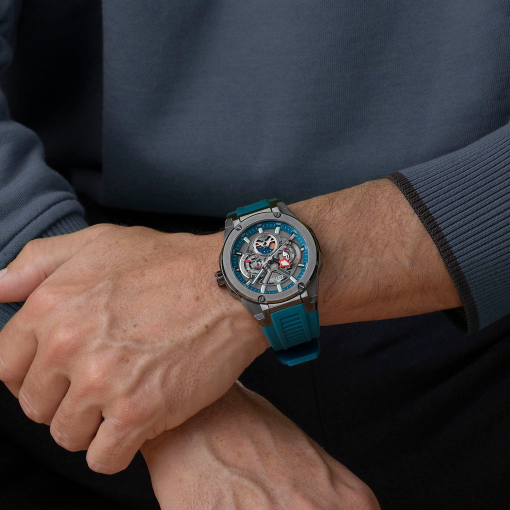 Lotus Multifunktionsuhr »Vortex«, Quarzuhr, Armbanduhr, Herrenuhr, Kautschukarmband, Datum, Mondphase