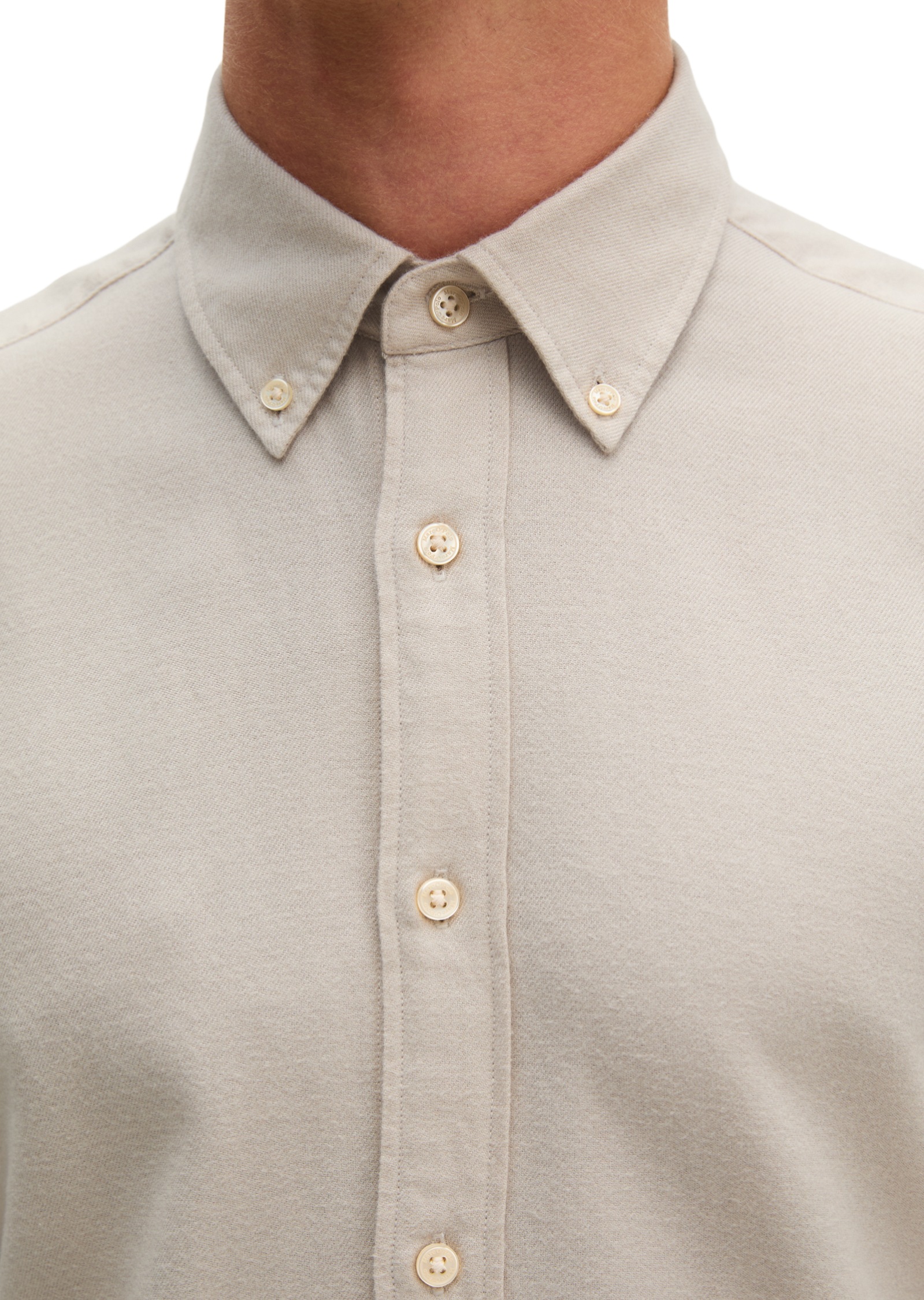 Marc O'Polo Langarmhemd »aus Bio-Baumwolle mit TENCEL™ Lyocell«