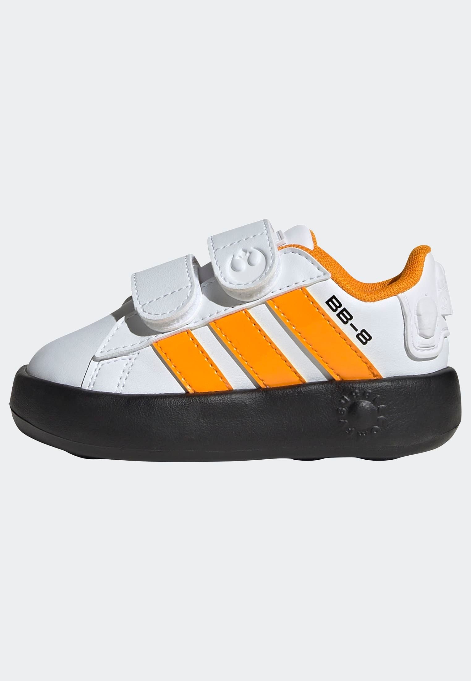 adidas Sportswear Klettschuh »ADIDAS STAR WARS KIDS GRAND COURT 2.0 SCHUH«, Design auf den Spuren des adidas Superstar, für Kinder