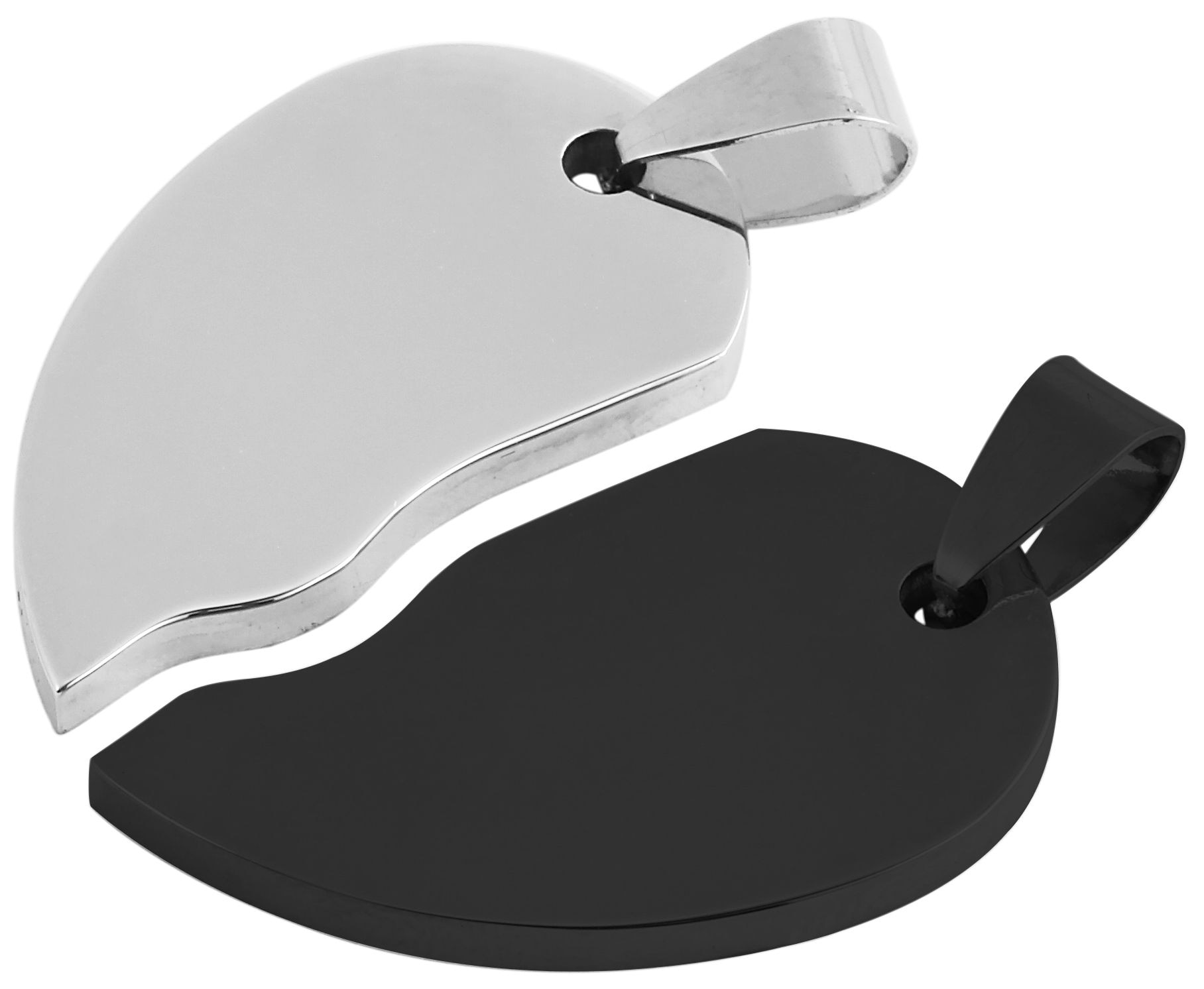 Adelia´s Kettenanhänger »Unisex Anhänger – Herz Gravuranhänger aus Edelstahl«  Ein stilvolles Geschenk für besondere Momente