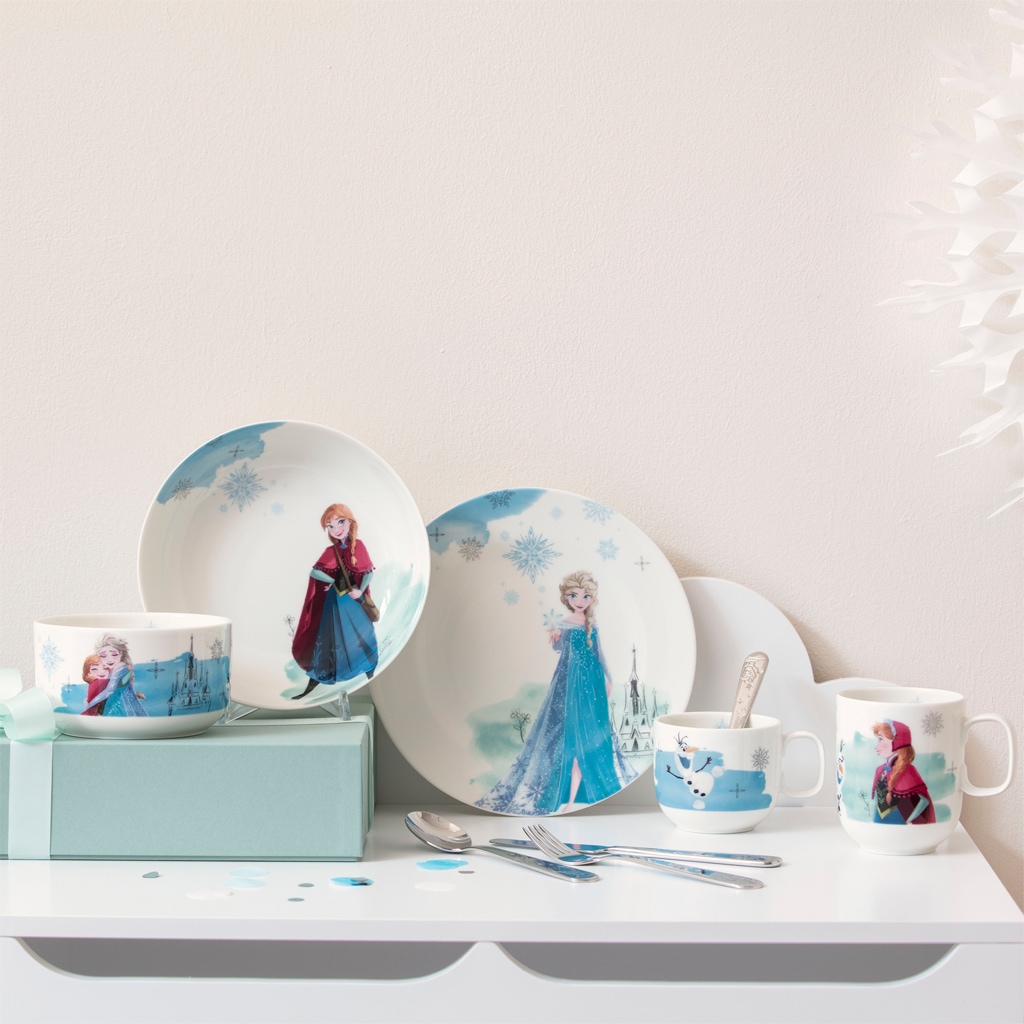 Villeroy & Boch Teller »Suppenteller Disney Frozen ø 18,7 cm bunt« Spülmaschinenfest, Mikrowellensicher