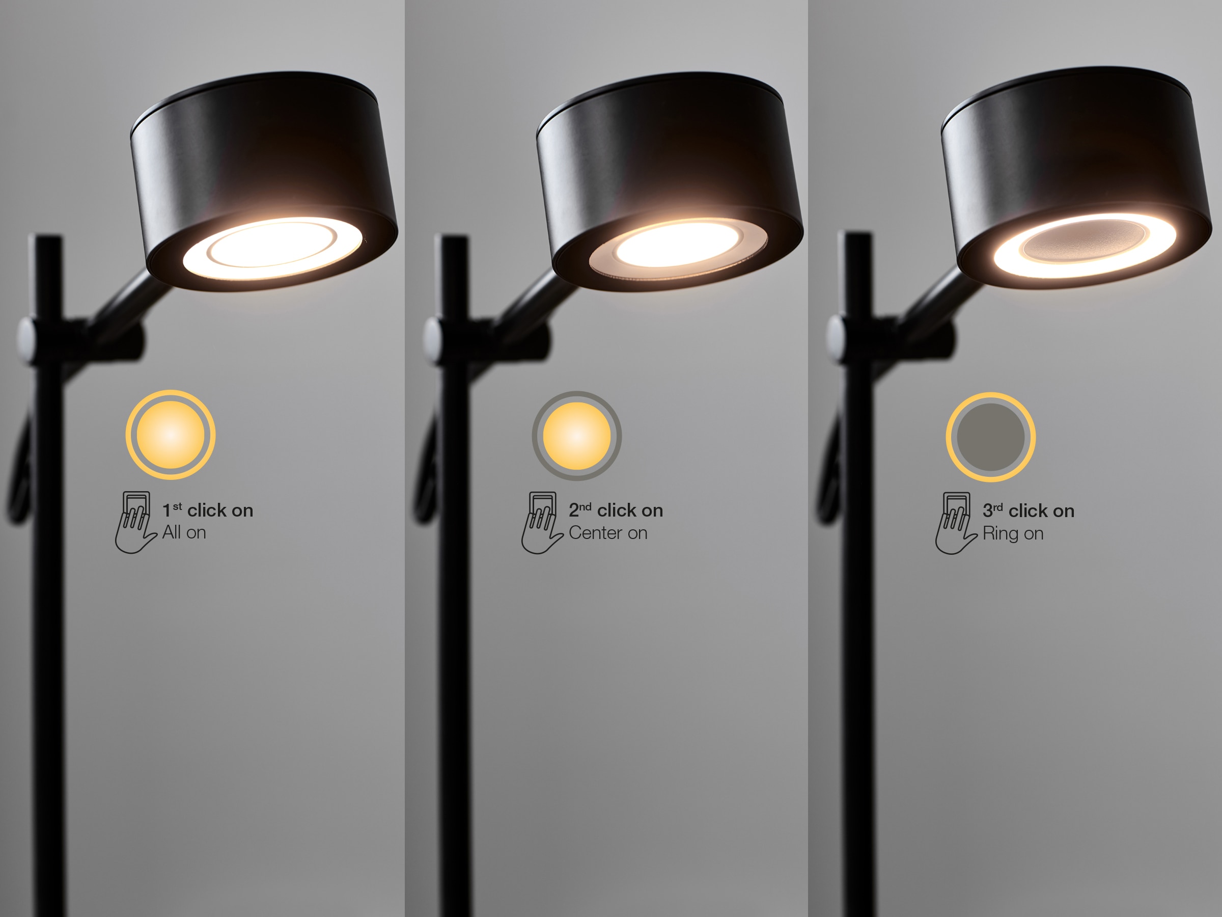 Nordlux LED Tischleuchte »CLYDE«, 1 flammig-flammig, Hängeleuchte,+LED,+ Dimmer für Stimmungslicht,verstellbar | BAUR