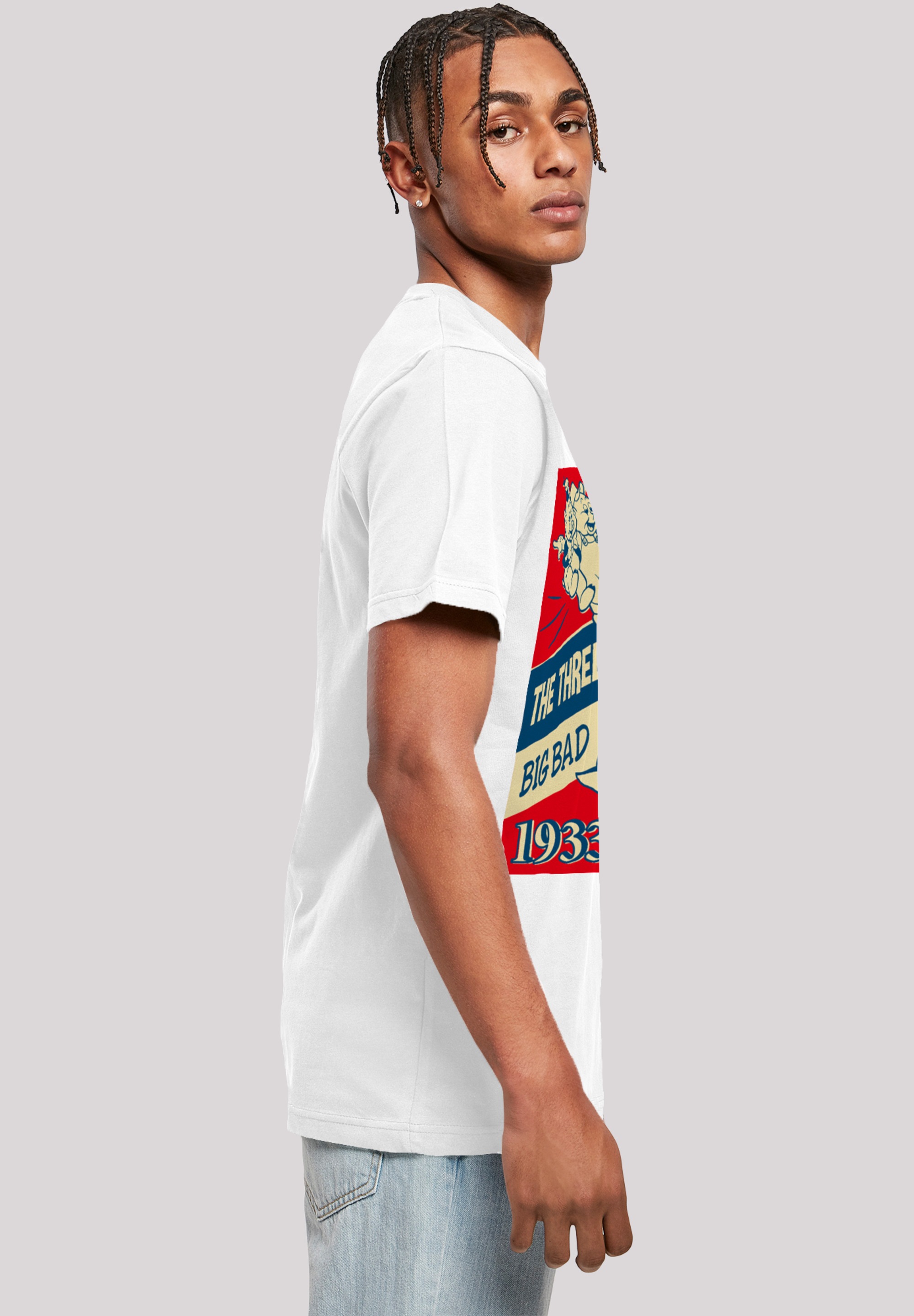 F4NT4STIC Kurzarmshirt »F4NT4STIC Herren«, (1 tlg.)
