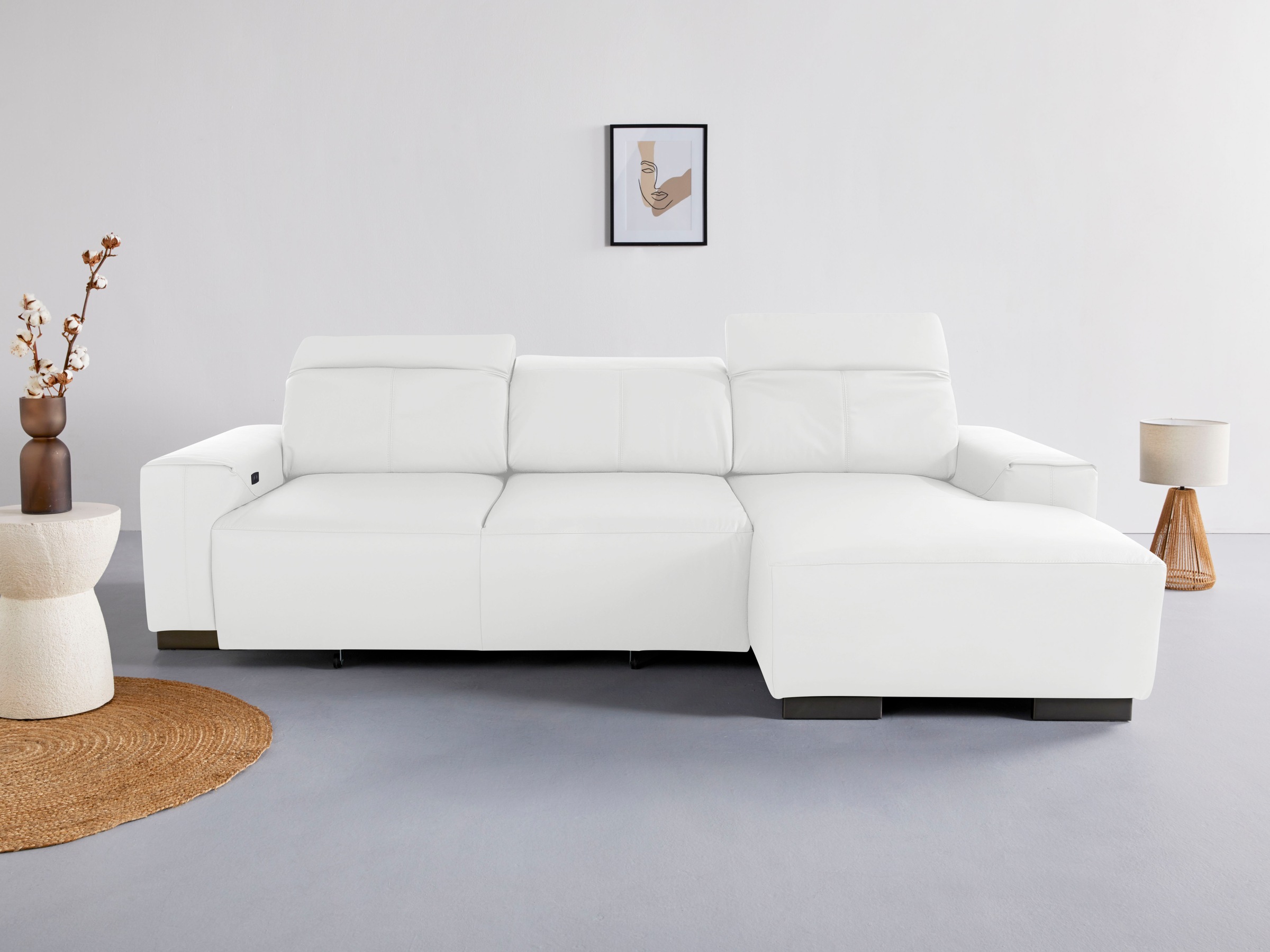 BAUR und bestellen mit Kofteilverstellung | elektrischer Sofa, COTTA Sitztiefenverstellung