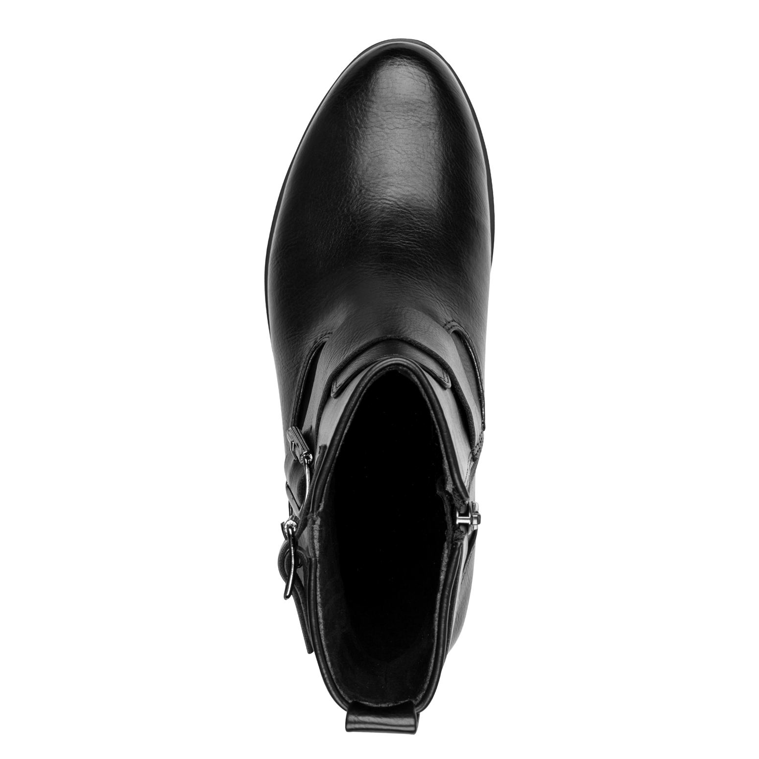 MARCO TOZZI Stiefelette, Blockabsatz, Bikerboots mit Zierschnalle und verstellbarer Schnalle