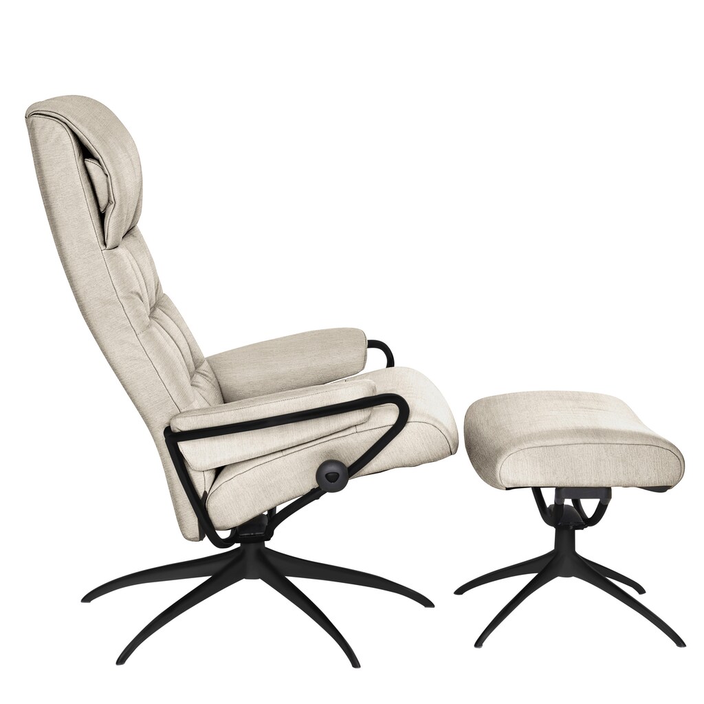 Stressless® Relaxsessel »London«, (Set, Relaxsessel mit Hocker)