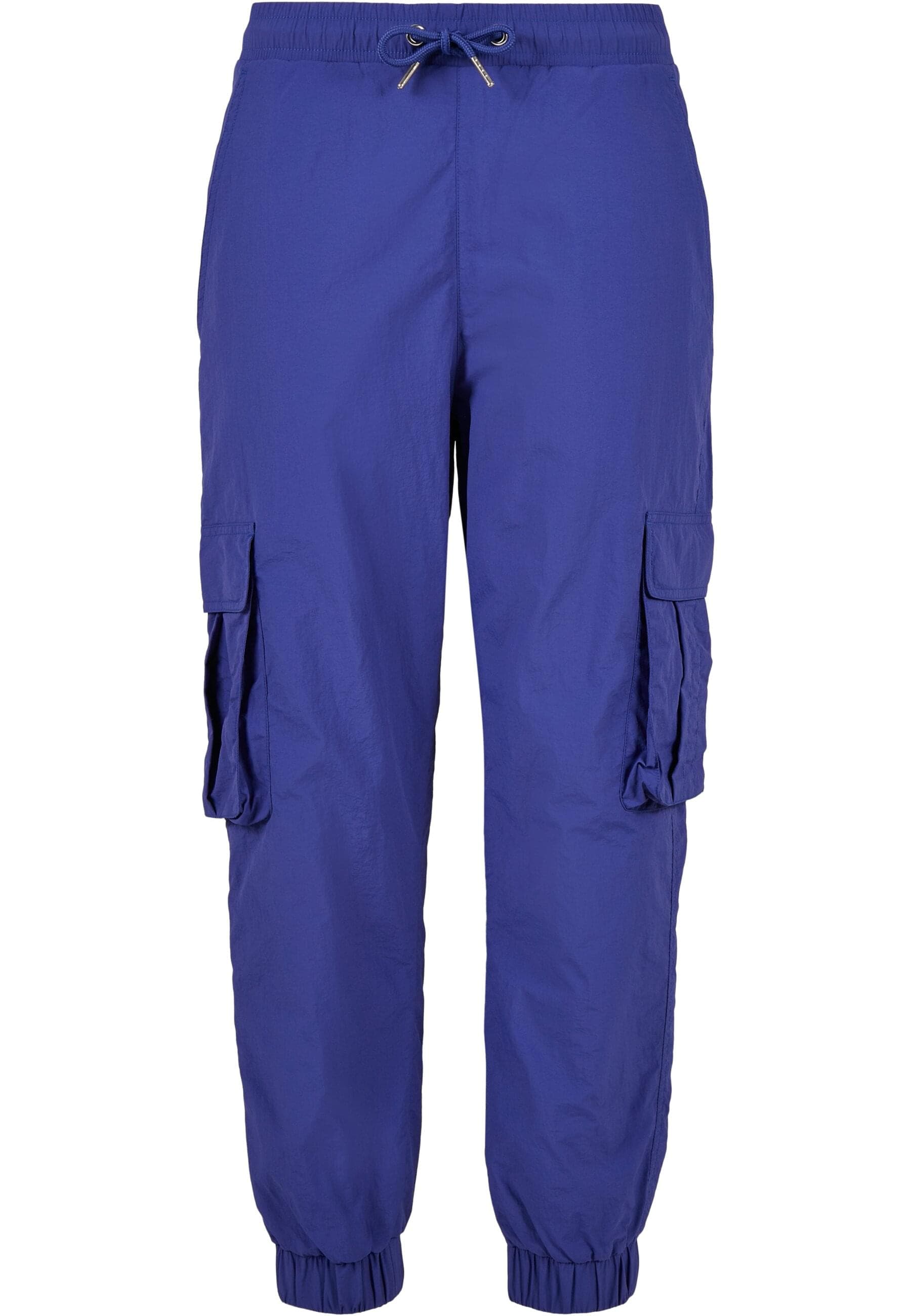 URBAN CLASSICS Cargohose »Urban Classics Damen Ladies High Waist Crinkle Nylon Cargo Pants«, (1 tlg.)