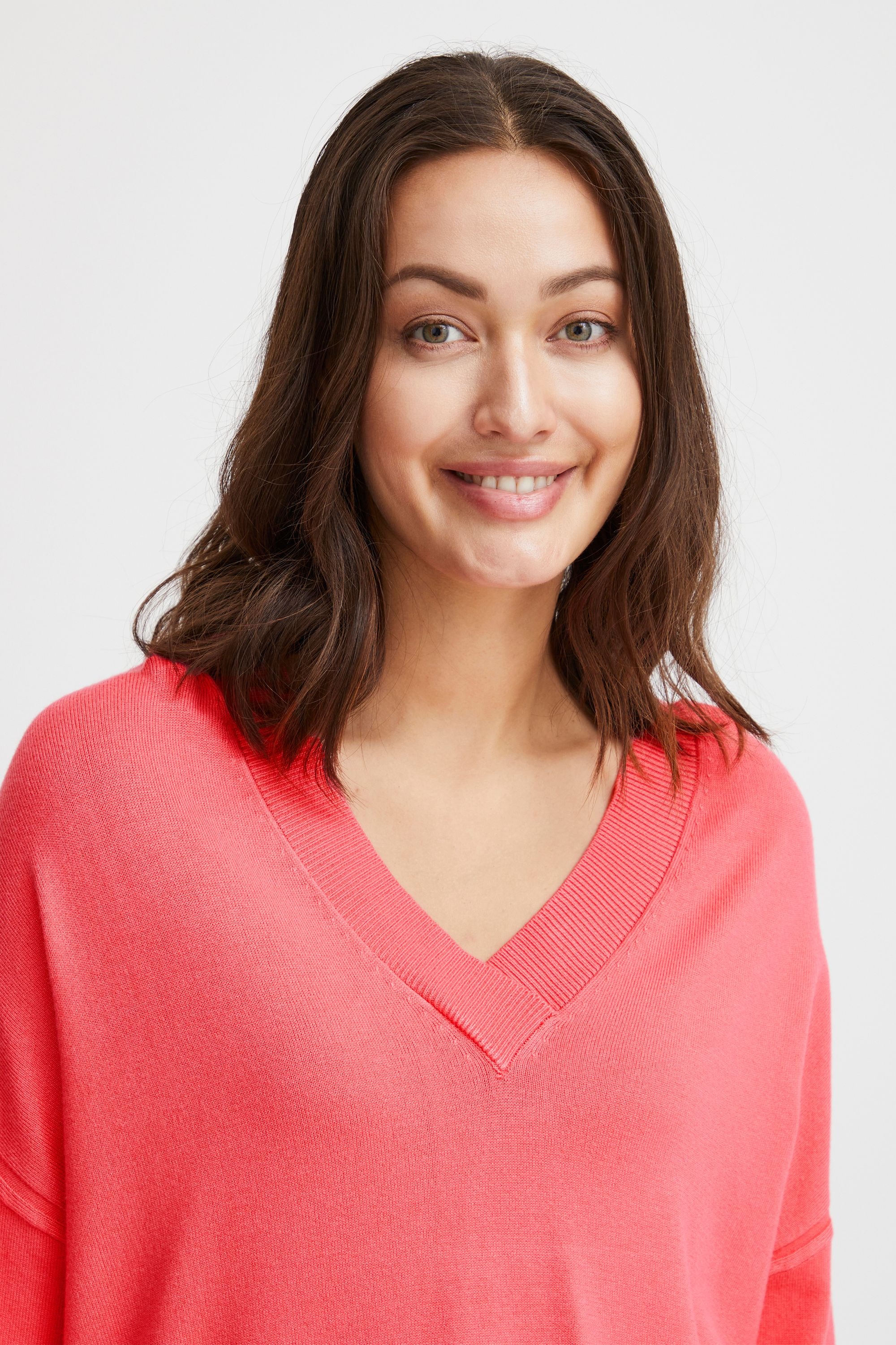 fransa Strickfleece-Pullover »Strickpullover FRBlume«