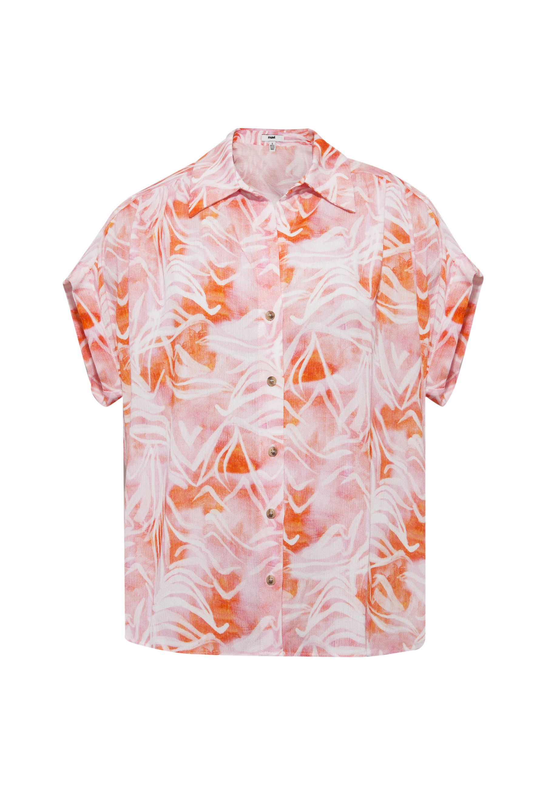 Mavi Kurzarmbluse »SHORT SLEEVE SHIRT« Bluse Kurzarm