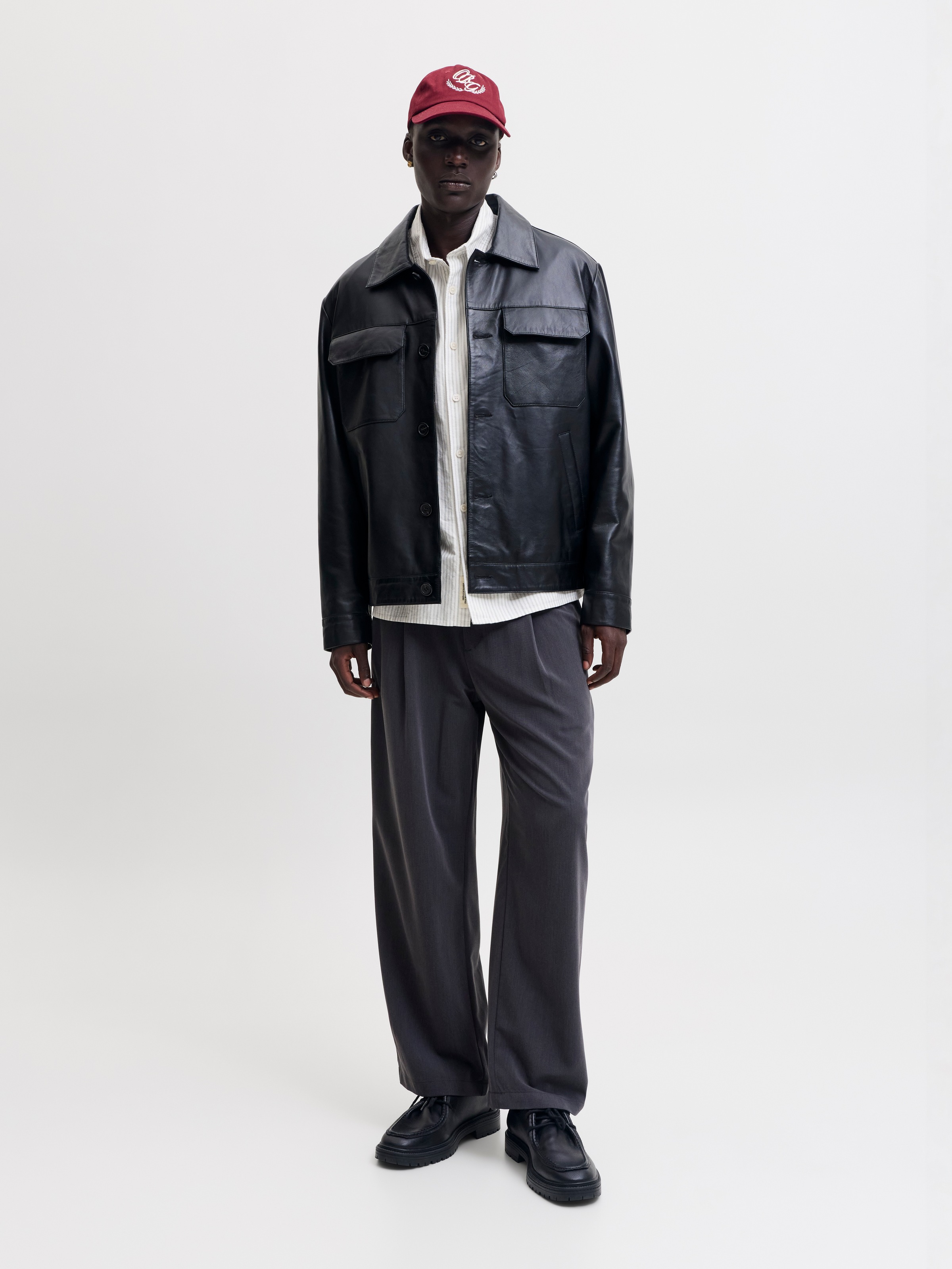 Jack & Jones Langarmhemd »JORFREDERIKSBERG OXFORD SHIRT LS SN« Baumwolle, locker geschnitten