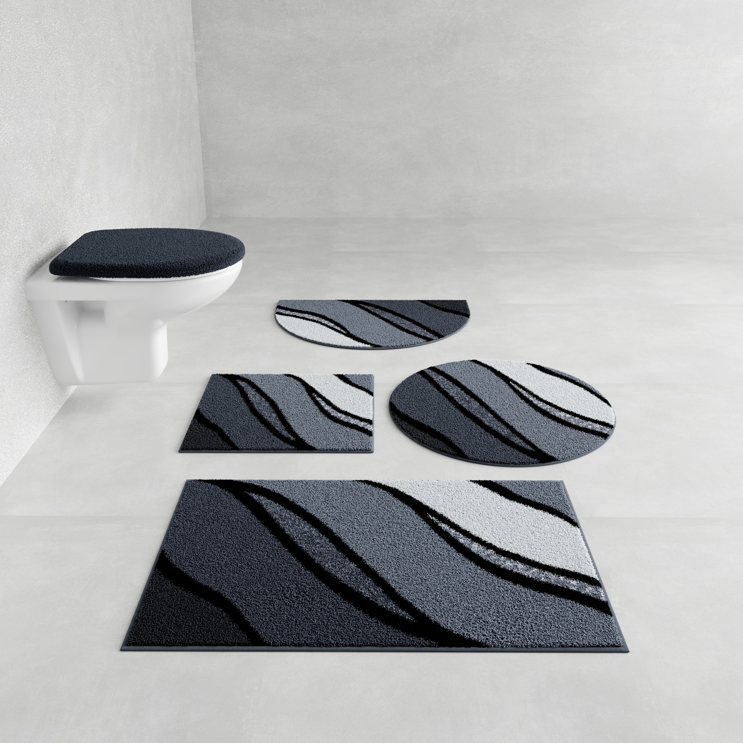 Grund Badematte "Belize, Badvorleger, Badezimmer Teppich, sehr weich" Höhe günstig online kaufen