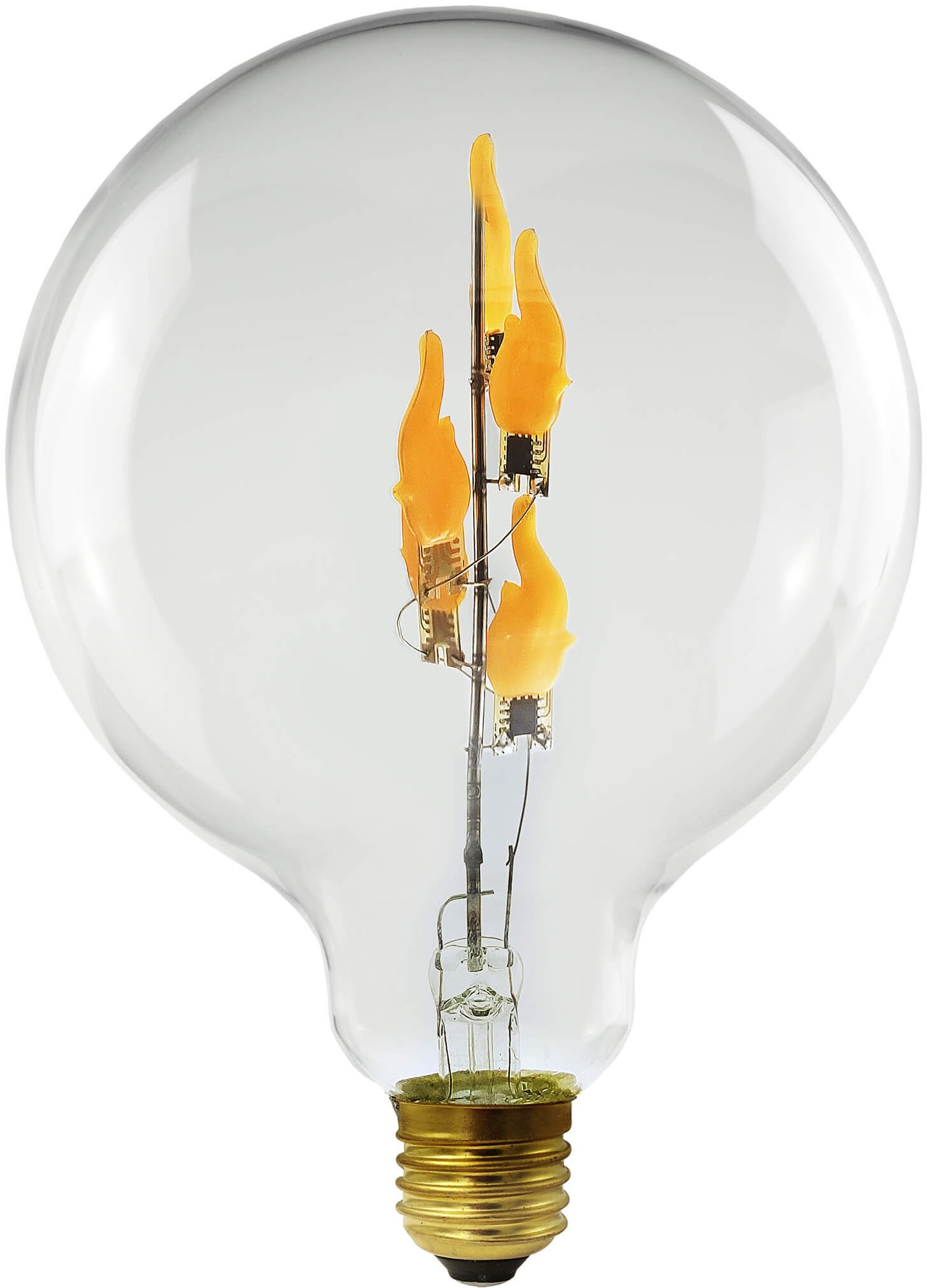 SEGULA LED-Filament "LED Globe 125 big up klar, E27", L:18cm Ø:12,5cmtransparent, klar, Leuchtmittel