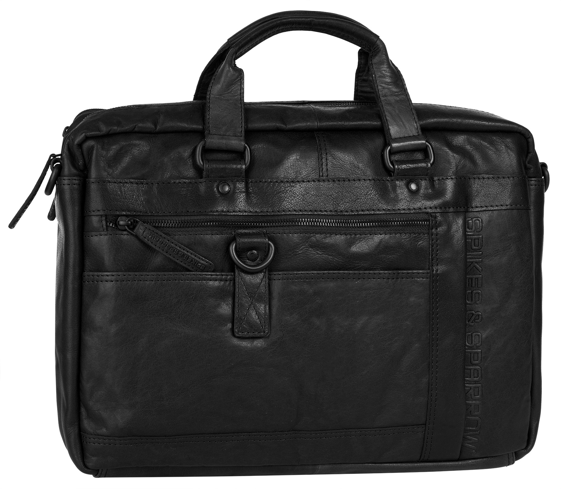 Spikes & Sparrow Aktentasche echt Leder günstig online kaufen