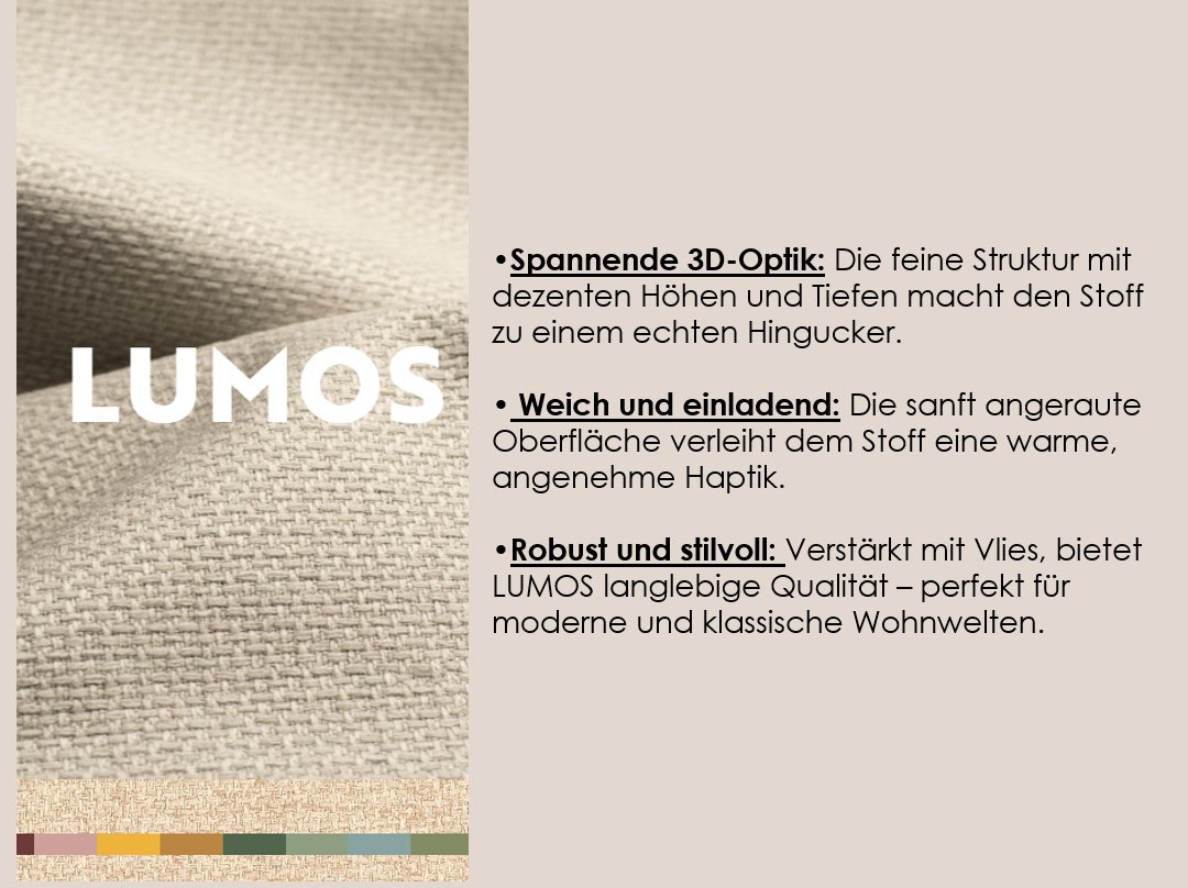 Home affaire »Booster, whlw. mit Schlaffunktion & Bettkasten, Fuß Buche lackiert« Sofa in U-Form, Breite 305 cm, in Cord oder Struktur