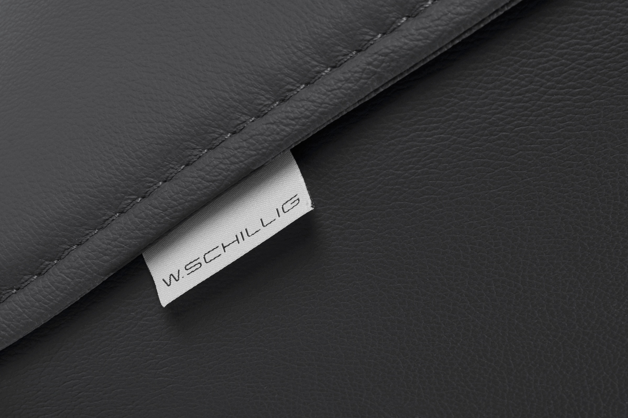 W.SCHILLIG 3-Sitzer »sally«, mit Metall-Winkelfüßen in Silber matt, Breite 224 cm