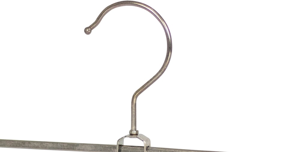 MAWA Kleiderbügel »Clip K 40 D«, (Set, 10 tlg., 10 Kleiderbügel), mit Klammern
