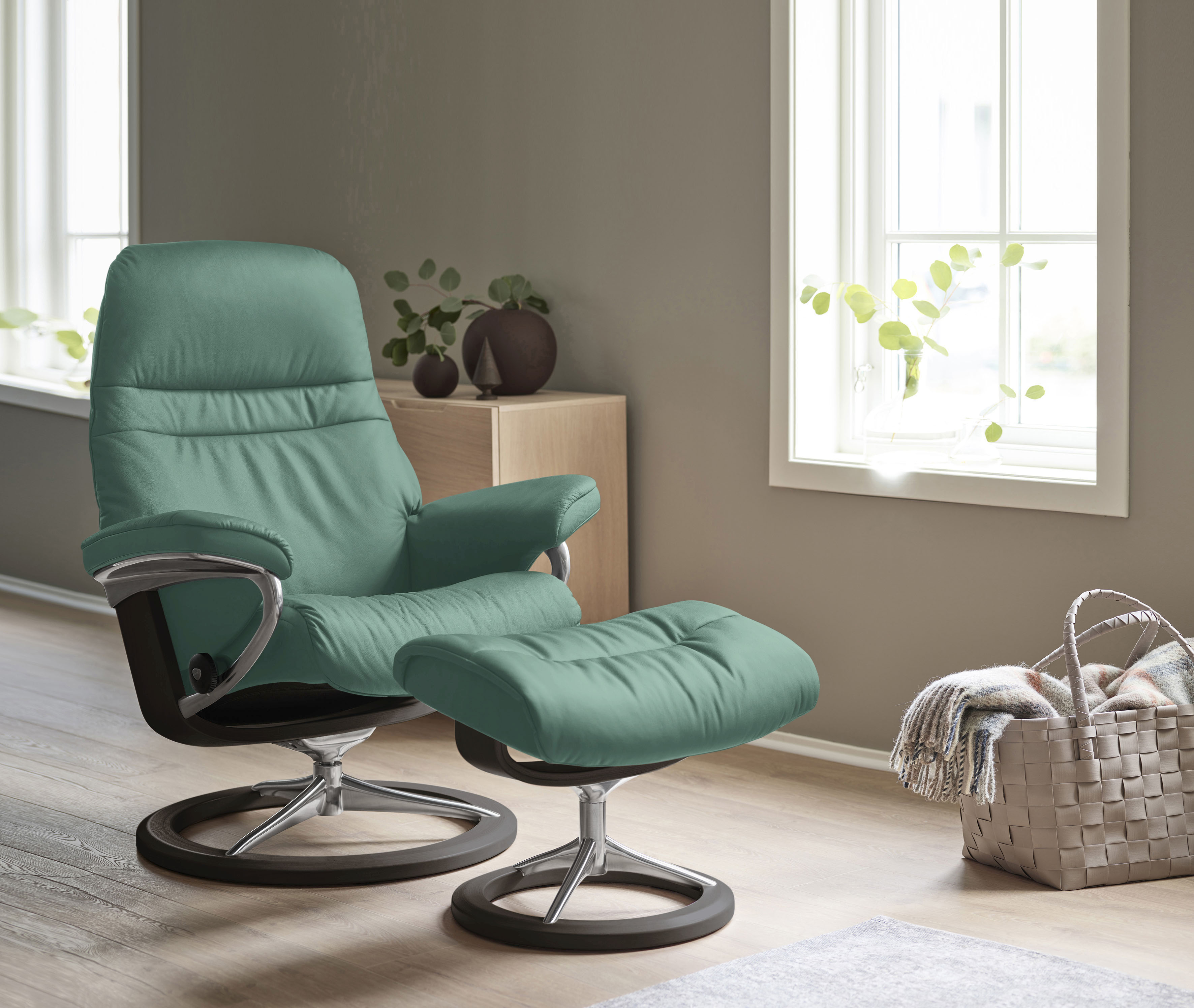 Stressless Relaxsessel "Sunrise" mit Signature Base, Größe L, Gestell Wenge