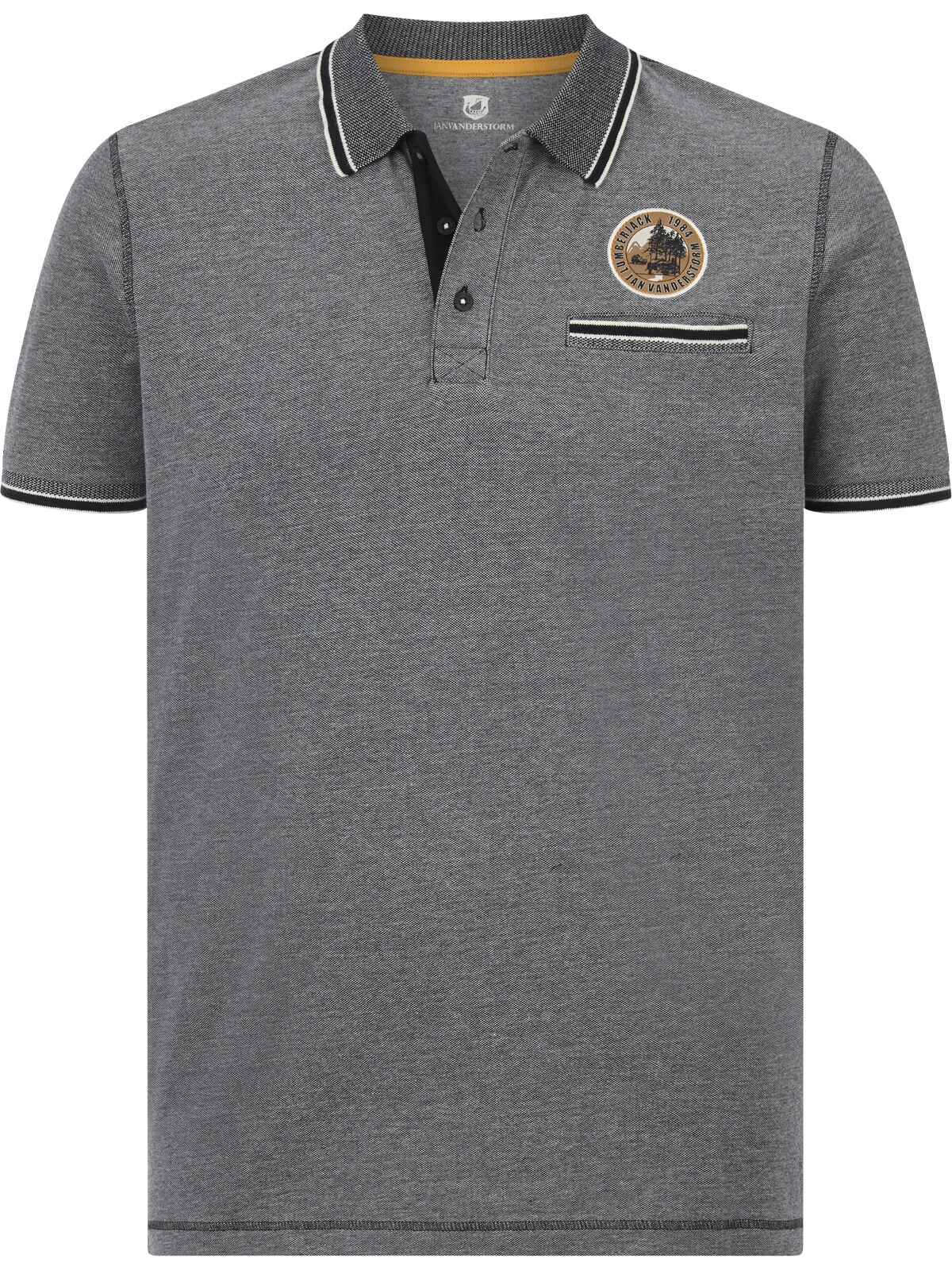 Jan Vanderstorm Poloshirt »Poloshirt RIGHER«, (1 tlg.)