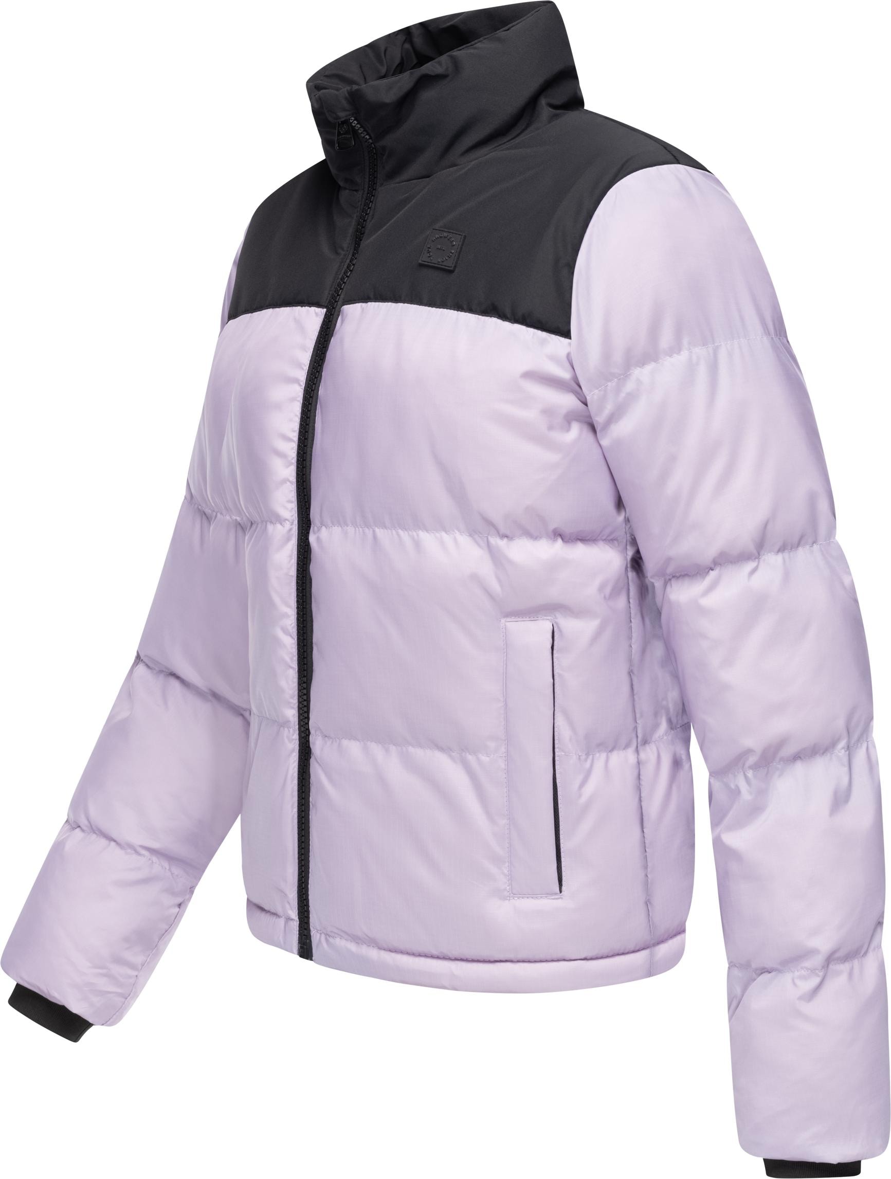Ragwear Steppjacke »Serah«, ohne Kapuze, stylische Damen Winterjacke im Colourblocking-Design