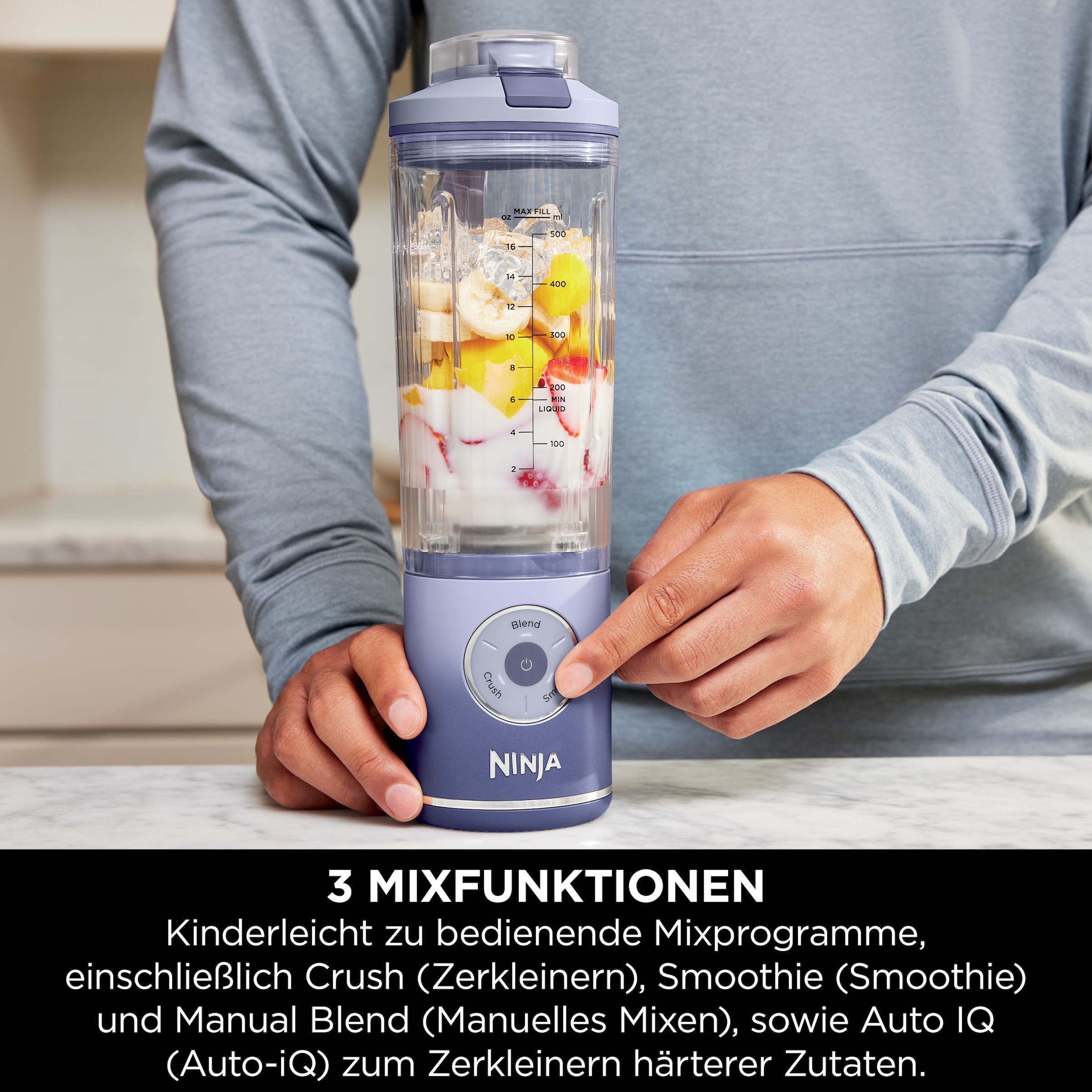 NINJA Standmixer »Blast Max - Lavendel BC251EULD«