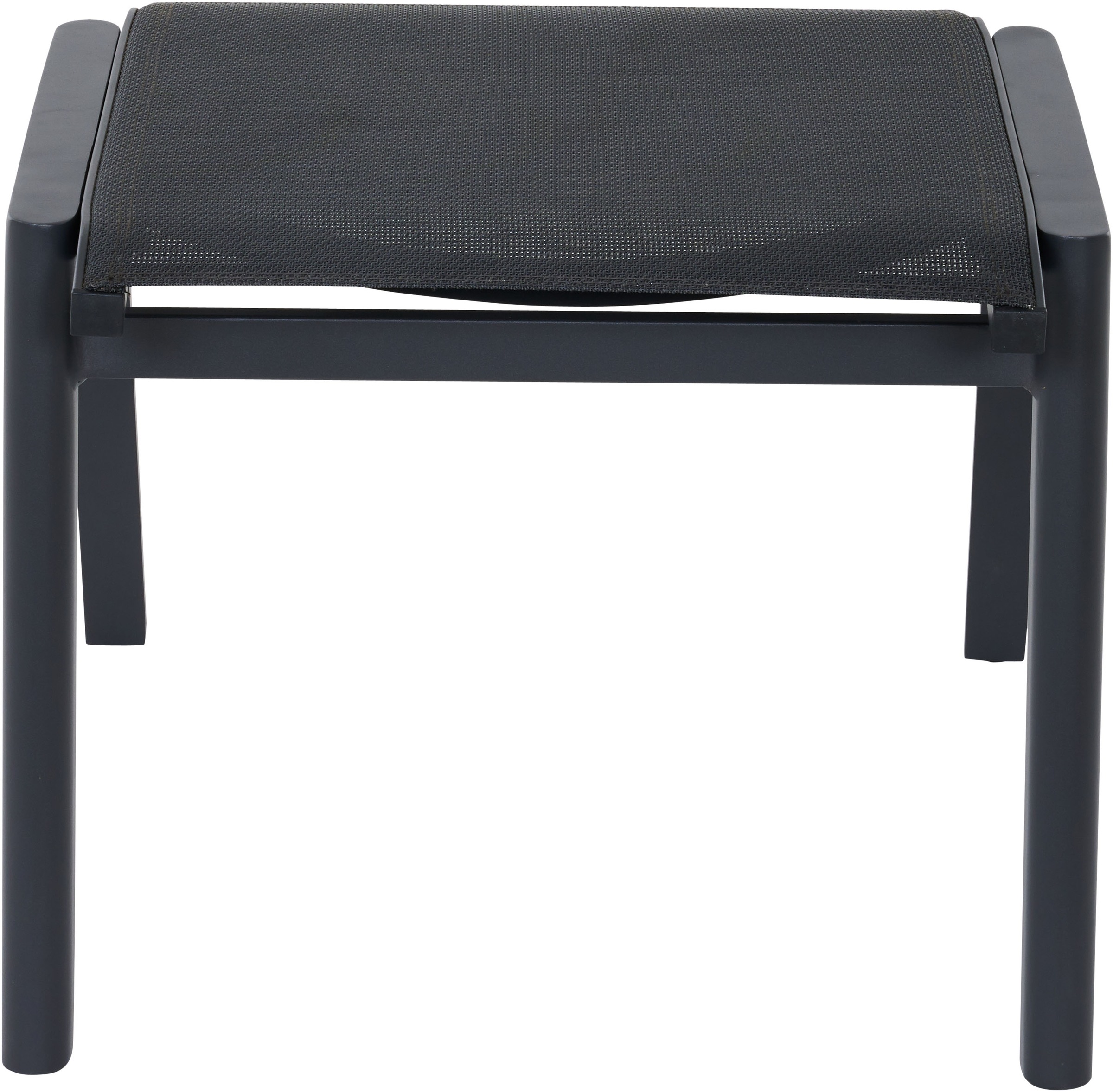 Siena Garden Hocker »BOLOGNA« Aluminiumgestell, Ranotex® Bezug, Dining Hocker anthrazit/grau