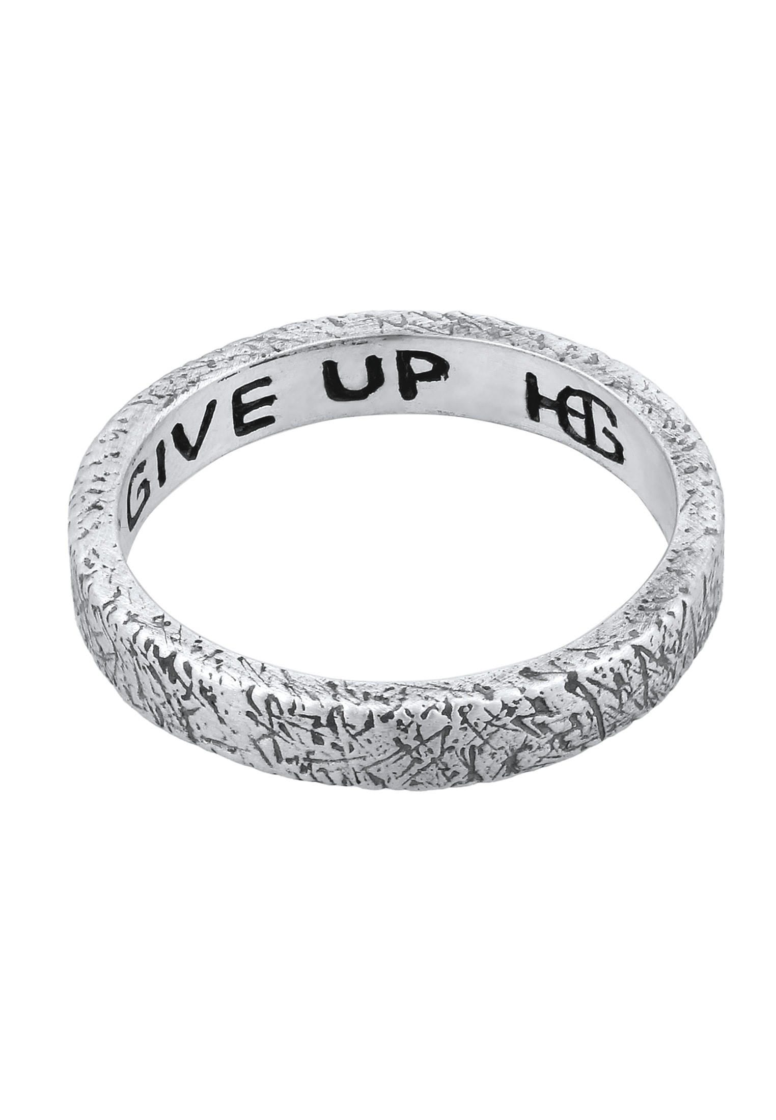 HAZE & GLORY Silberring »Ring Bandring 925 Sterling Silver - Motivator«