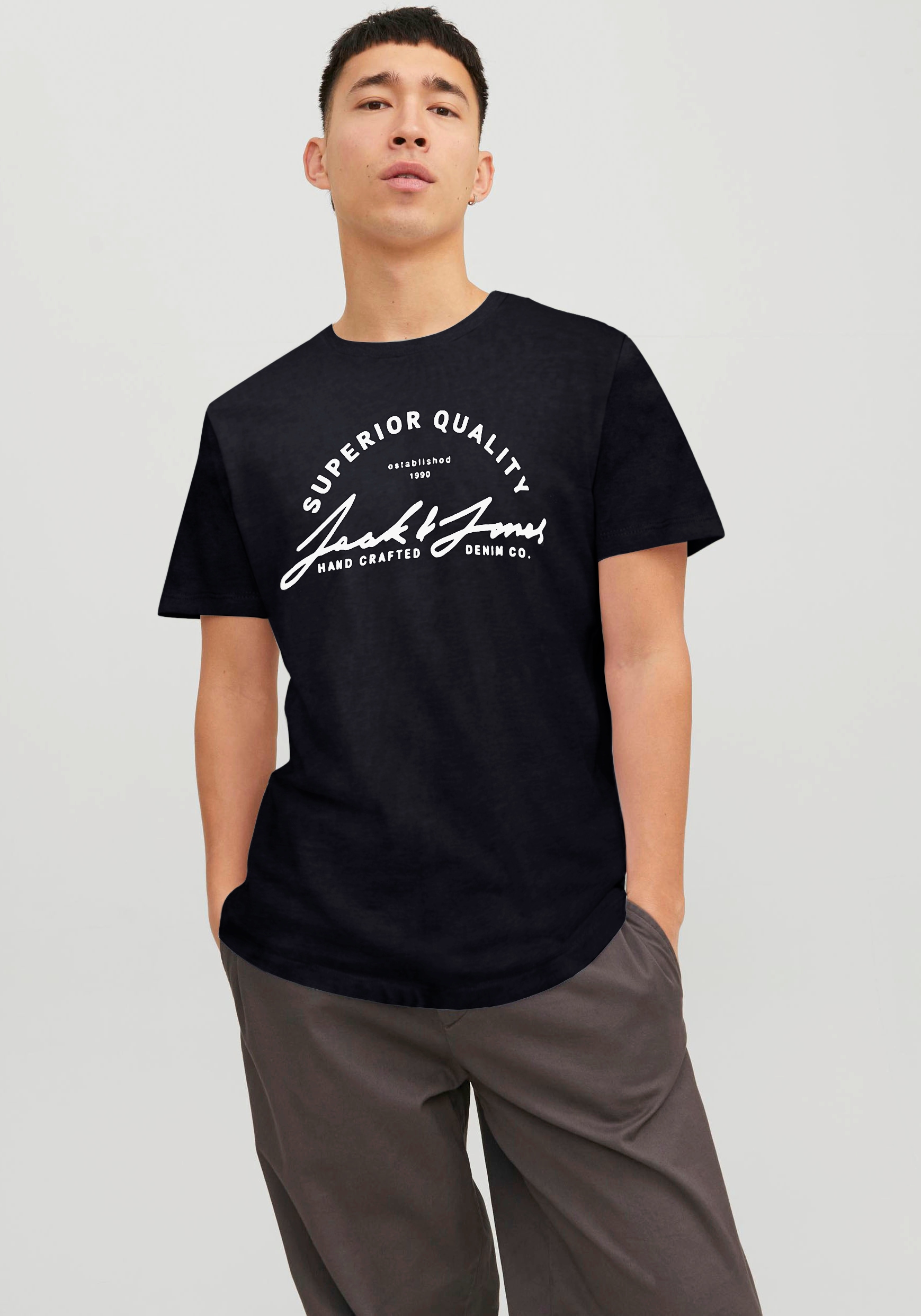 Jack & Jones Rundhalsshirt "JJACE TEE SS CREW NECK"