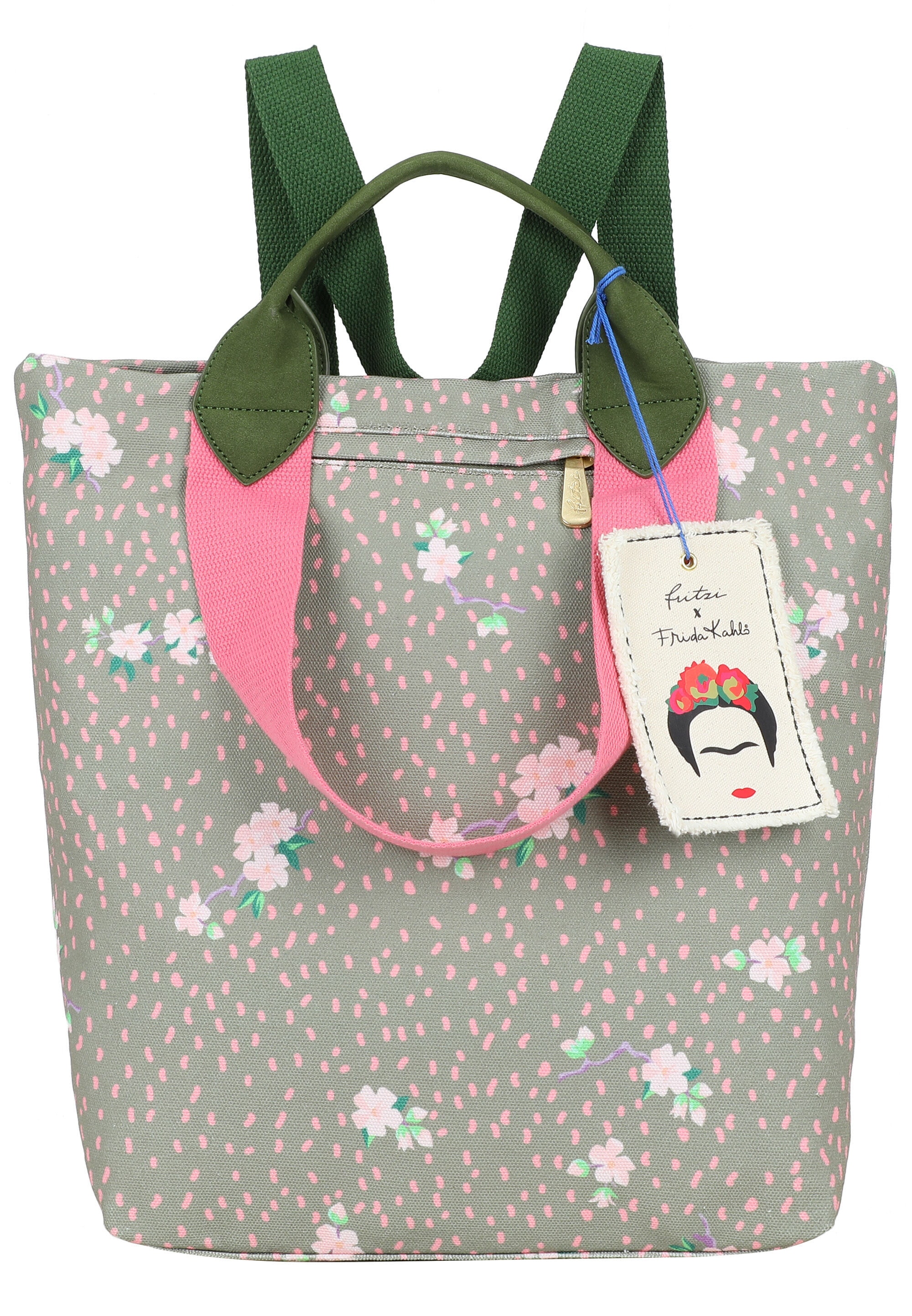 Fritzi aus Preußen Skirucksack "Fritzi x Frida Kahlo" mit Blumenprint