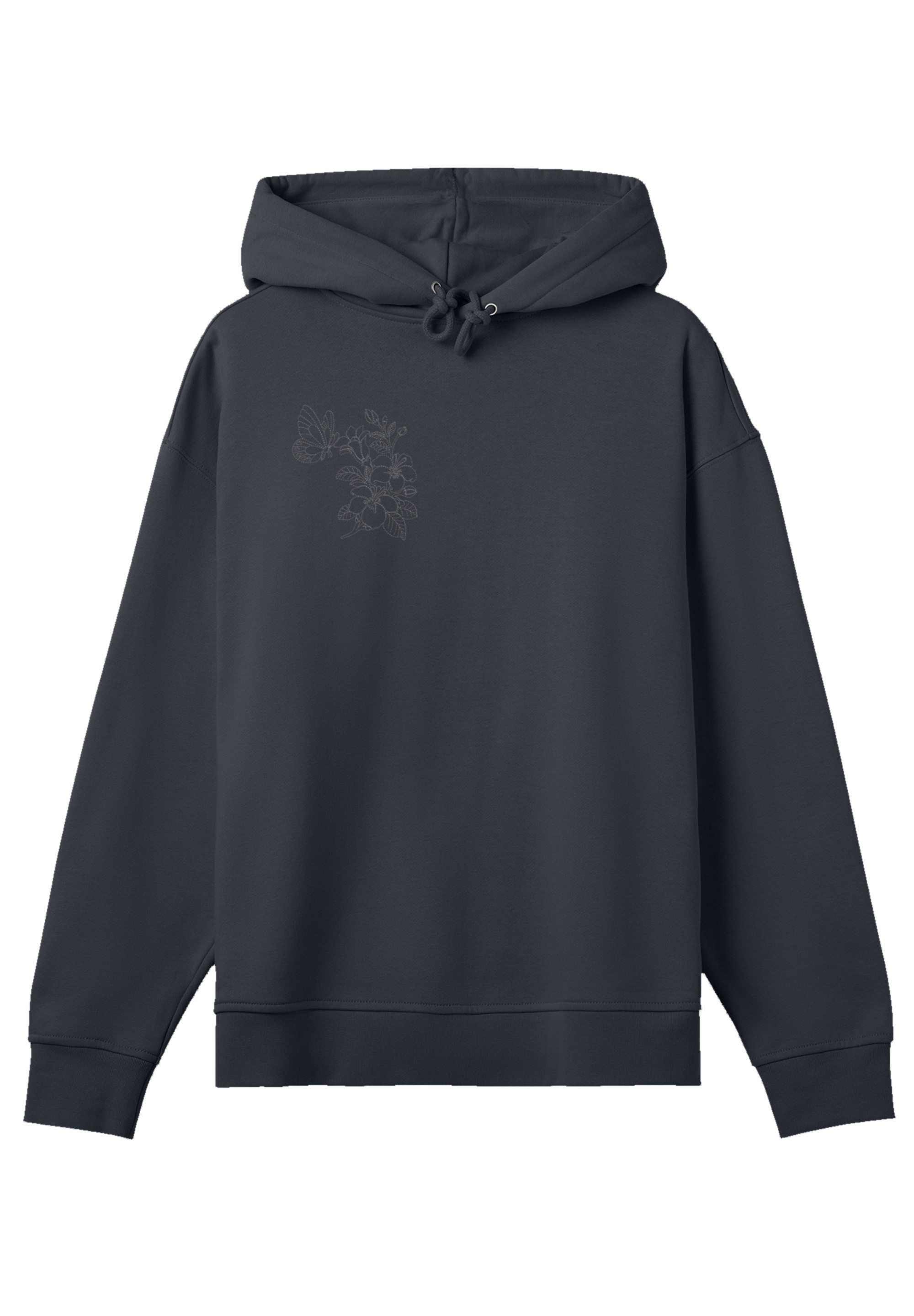 F4NT4STIC Kapuzenpullover "Schmetterling Blumen bestickt", bestickt, Premiu günstig online kaufen