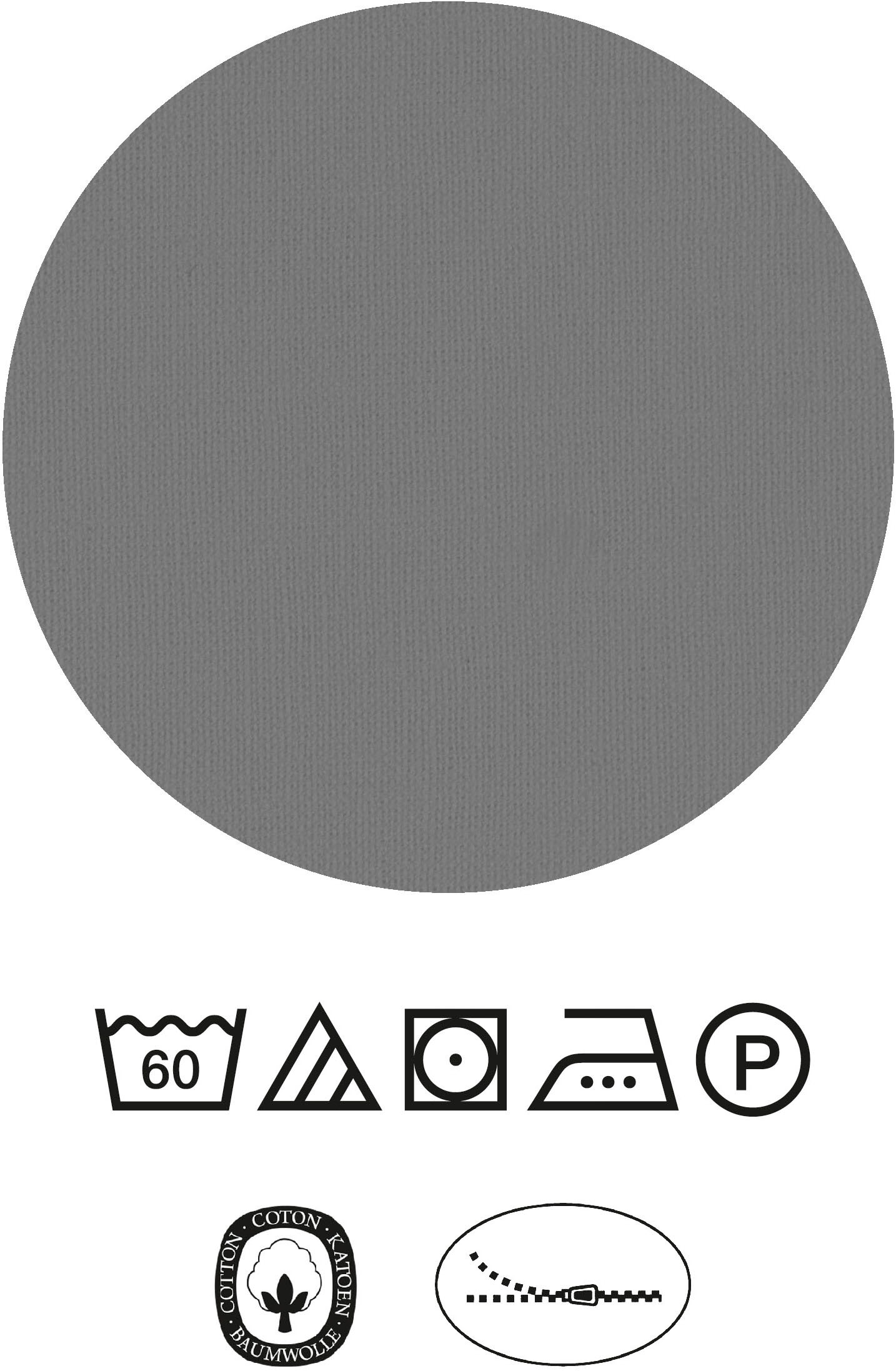 HECHTER PARIS Wendebettwäsche »0041306«, hautsympathisch, 100% Baumwolle, Reißverschluss, ganzjährig, LOGO