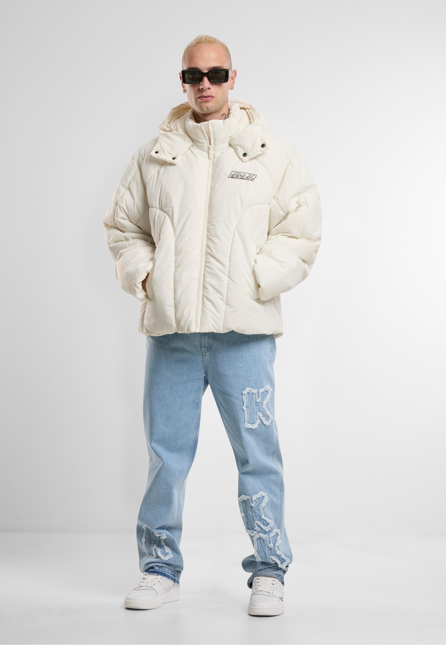 Karl Kani Winterjacke »Karl Kani KK Sport Patch Arctic Puffer Jacket«, (1 St.), mit Kapuze