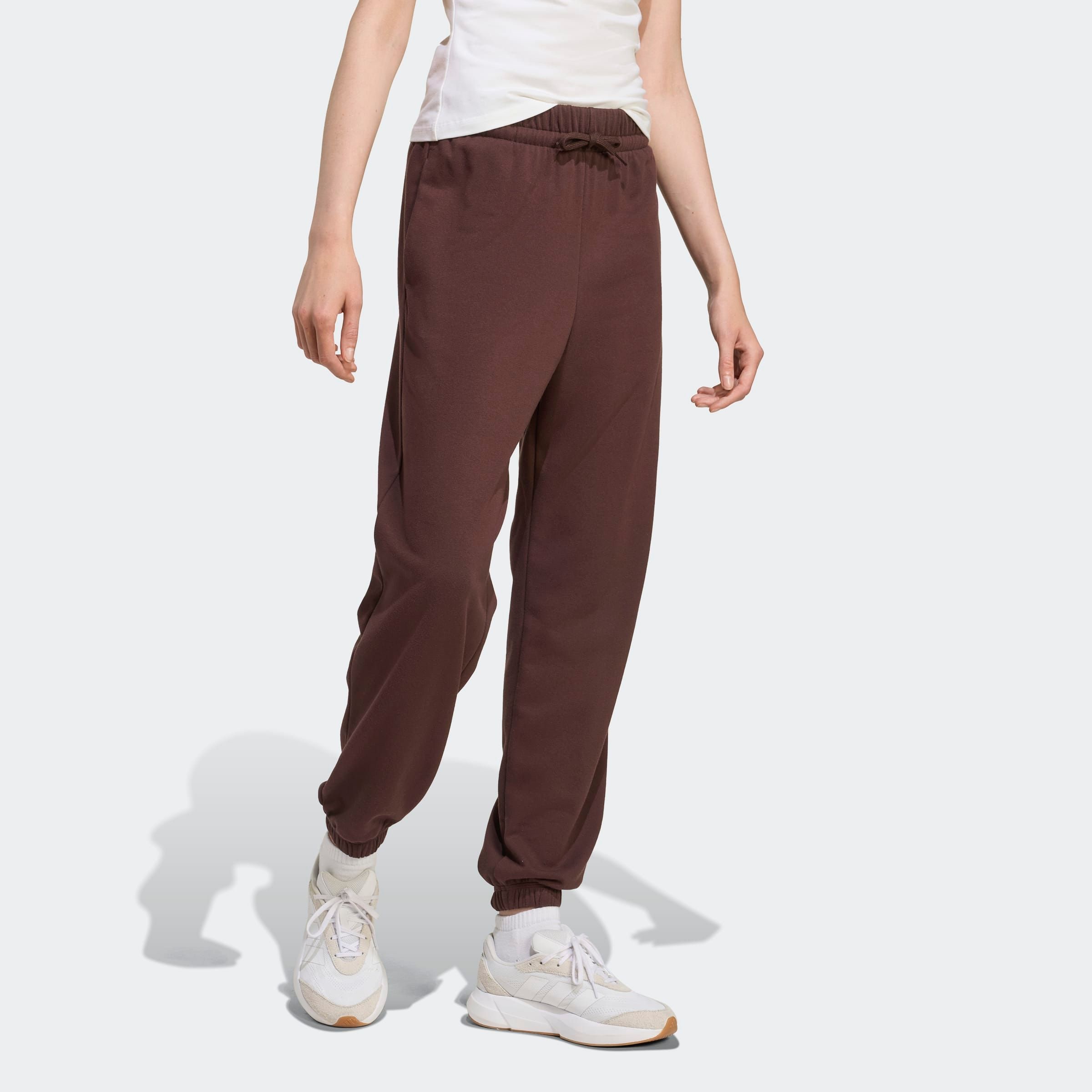 adidas Sportswear Sporthose "ESSENTIALS SMALL LOGO FRENCH TERRY CUFFED" mit Kordelverschluss, aus weichem French-Terry-Material