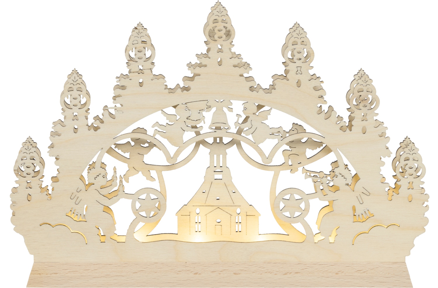 SAICO Original LED Lichterbogen "Mini-Lichterbogen, Seiffener Kirche" mit L günstig online kaufen