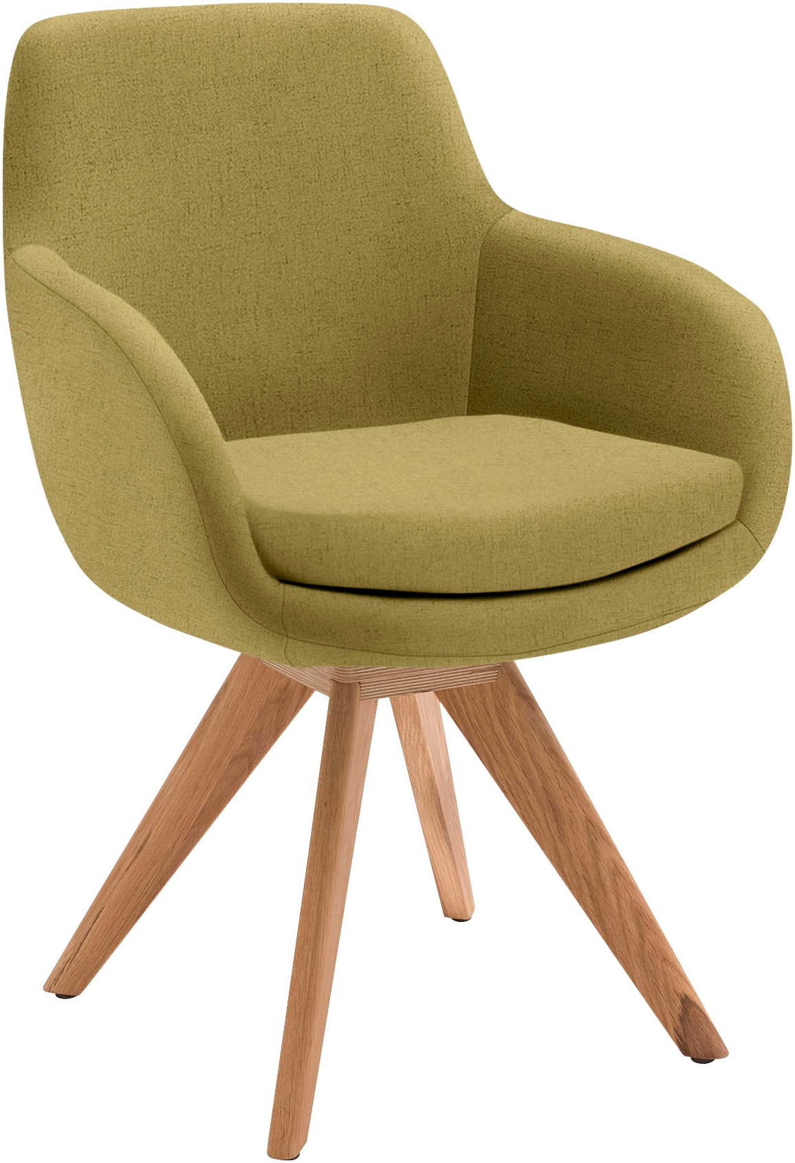 Musterring Esszimmerstuhl "Tavia" (Set) 2 Stk.Stativgestell Wildeiche massiv, Drehfunktion optional, diverse Farben