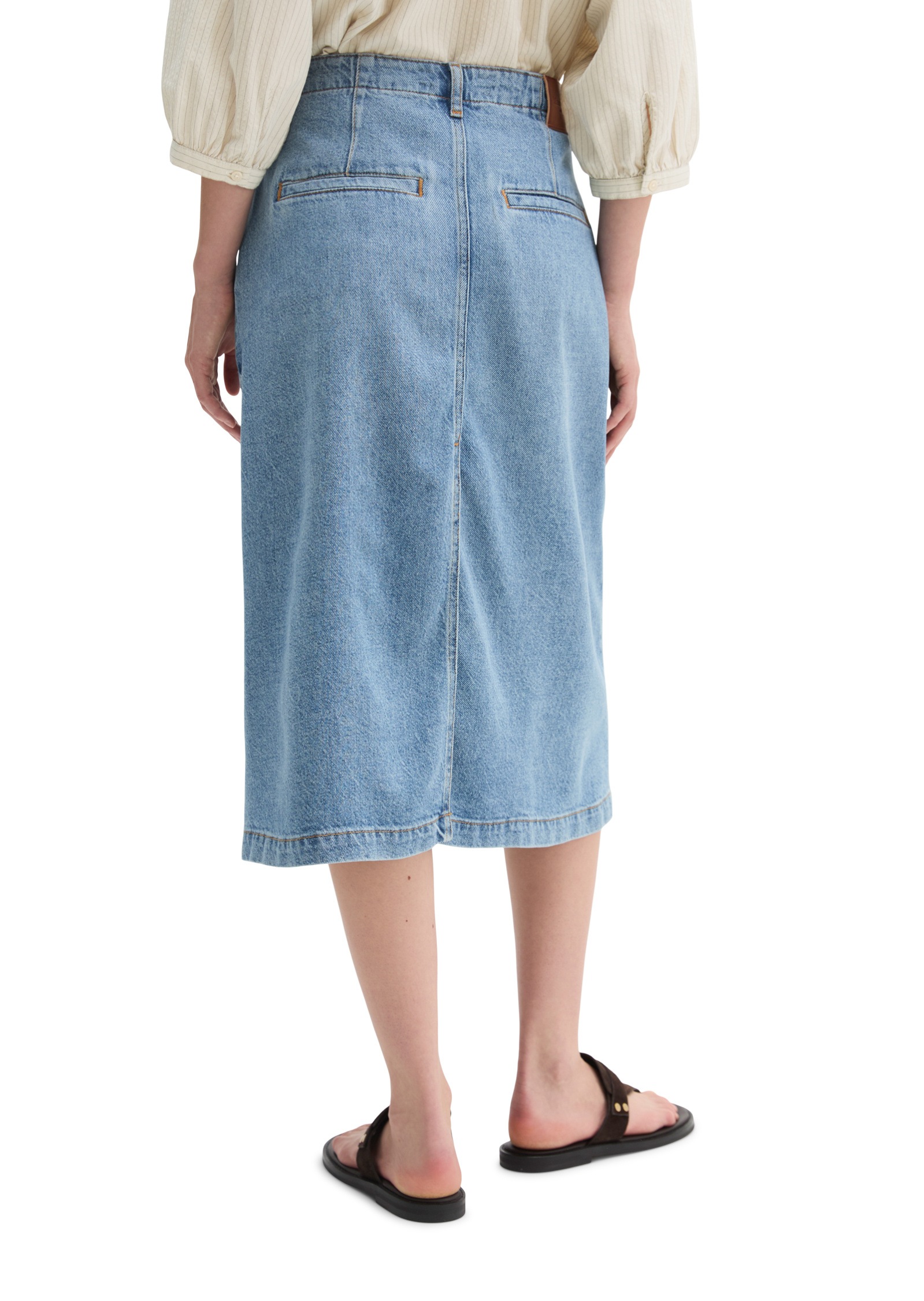 Marc O'Polo Jeansrock »aus Lyocell-Leinen-Baumwolle-Mix«