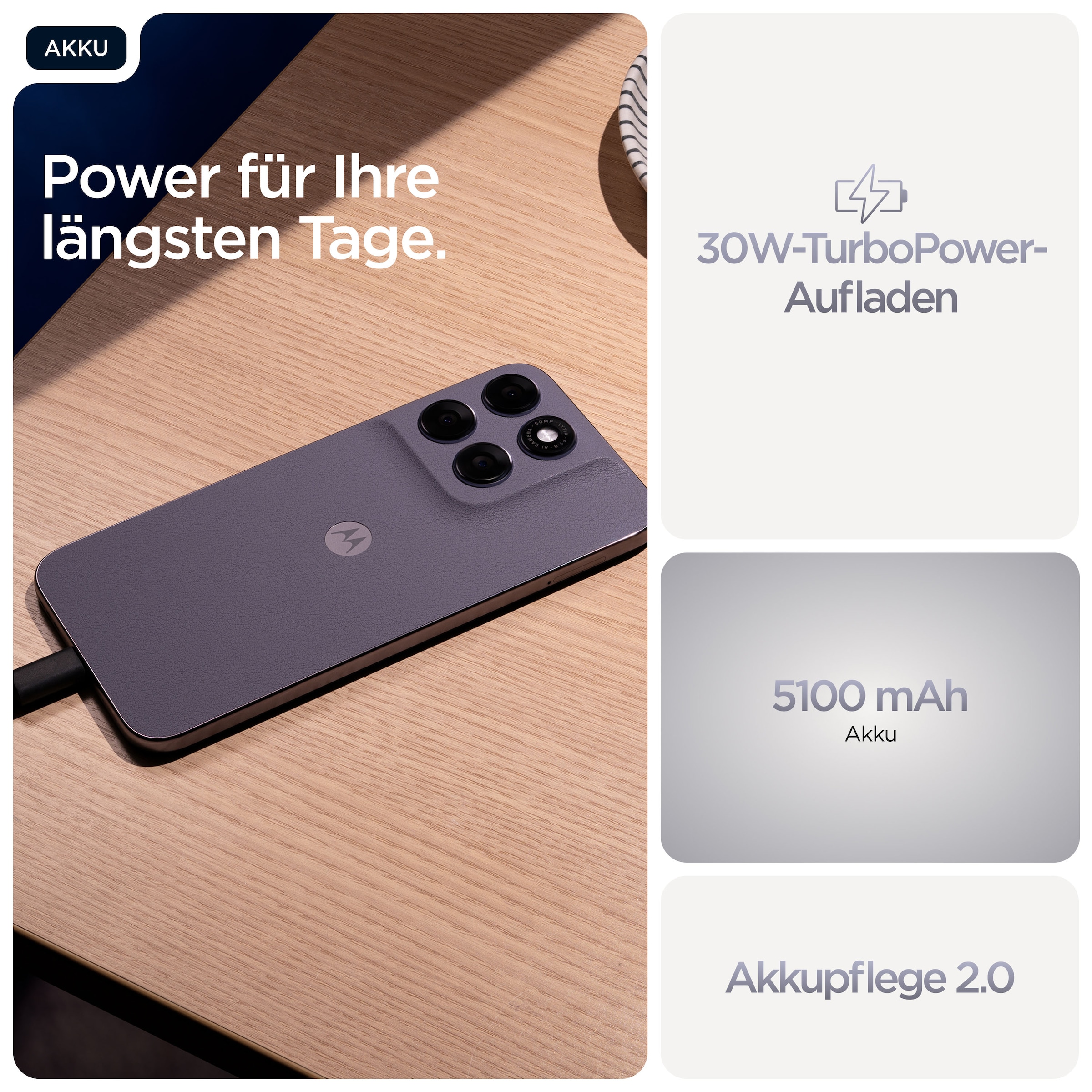 Motorola Smartphone »moto g67« PANTONE® Arctic Seal